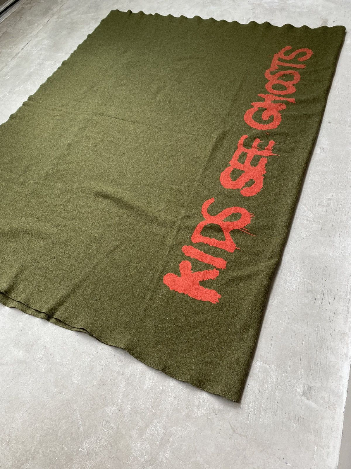 Kanye West Kids See Ghosts Wool Military Blanket Size ONE SIZE - 3 Thumbnail