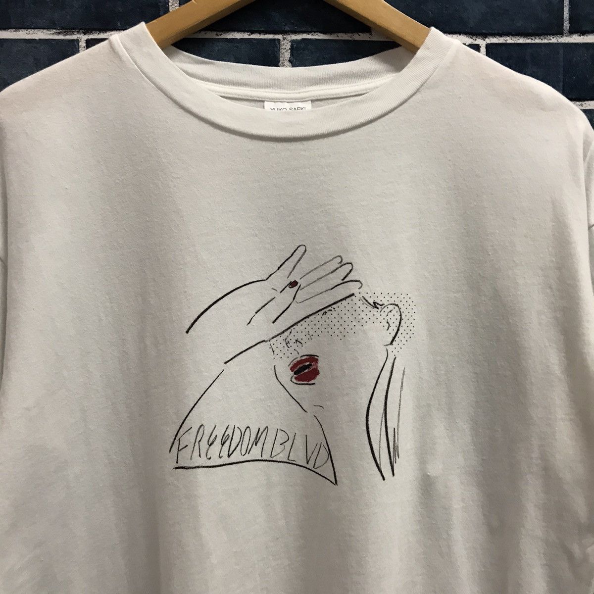 Japanese Brand × Vintage yuko saeki illustration art tee Size US M / EU 48-50 / 2 - 3 Thumbnail