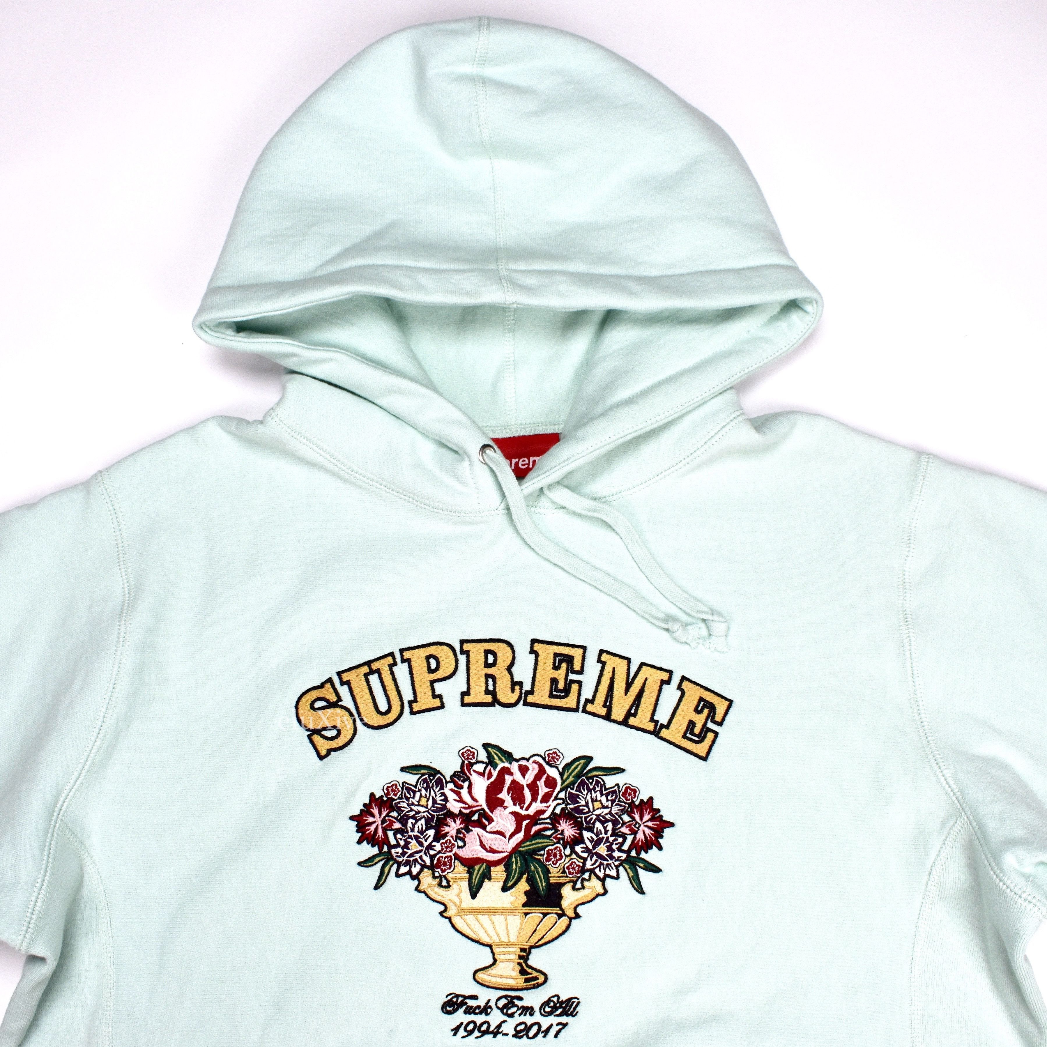 Ice Blue Centerpiece Logo Hoodie DS