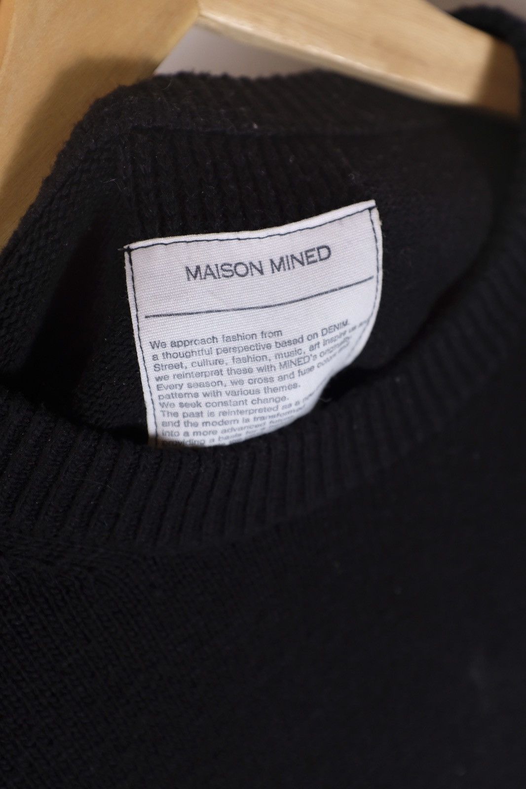Japanese Brand Maison Mined Layered Effect Knit Sweater Size US L / EU 52-54 / 3 - 3 Thumbnail