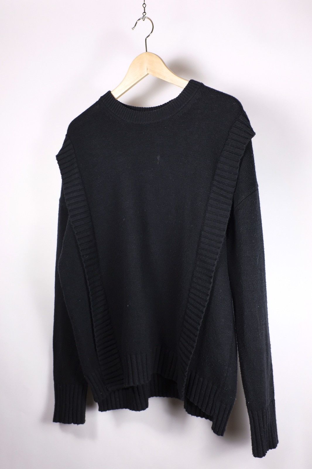 Japanese Brand Maison Mined Layered Effect Knit Sweater Size US L / EU 52-54 / 3 - 1 Thumbnail