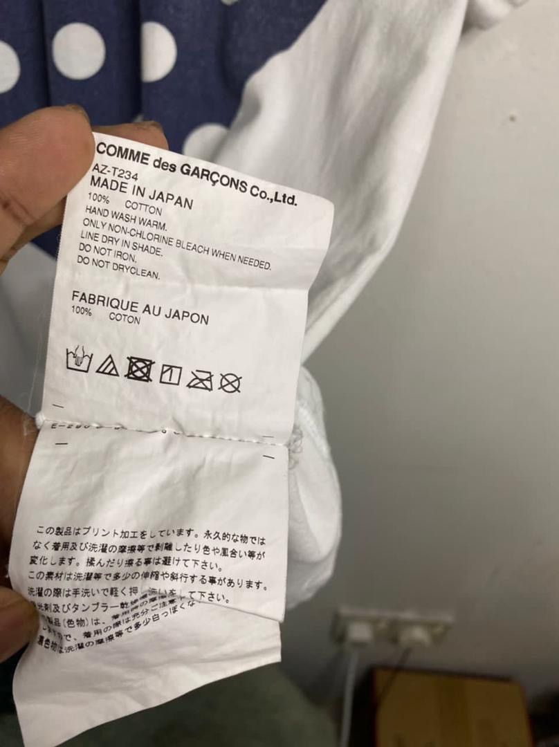 Comme des Garcons × Comme des Garcons PLAY × Japanese Brand VINTAGE TSHIRT COMME des GARÇONS Co.Ltd. Size US M / EU 48-50 / 2 - 5 Thumbnail