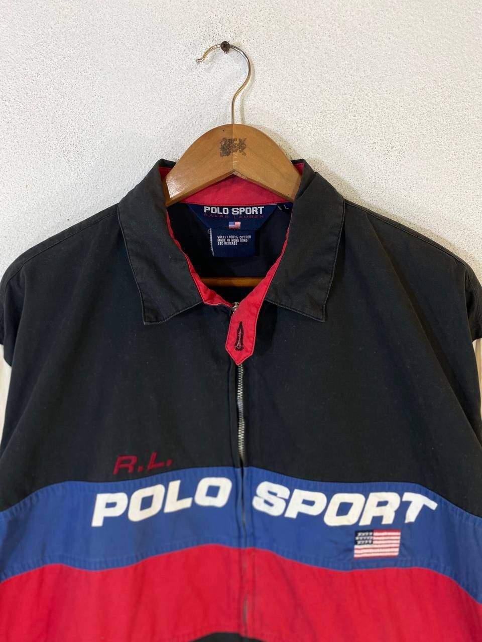 Polo Ralph Lauren × Ralph Lauren Sport × Vintage Vintage Polo Sport Ralph Lauren Jacket Nice Design Size US L / EU 52-54 / 3 - 3 Thumbnail
