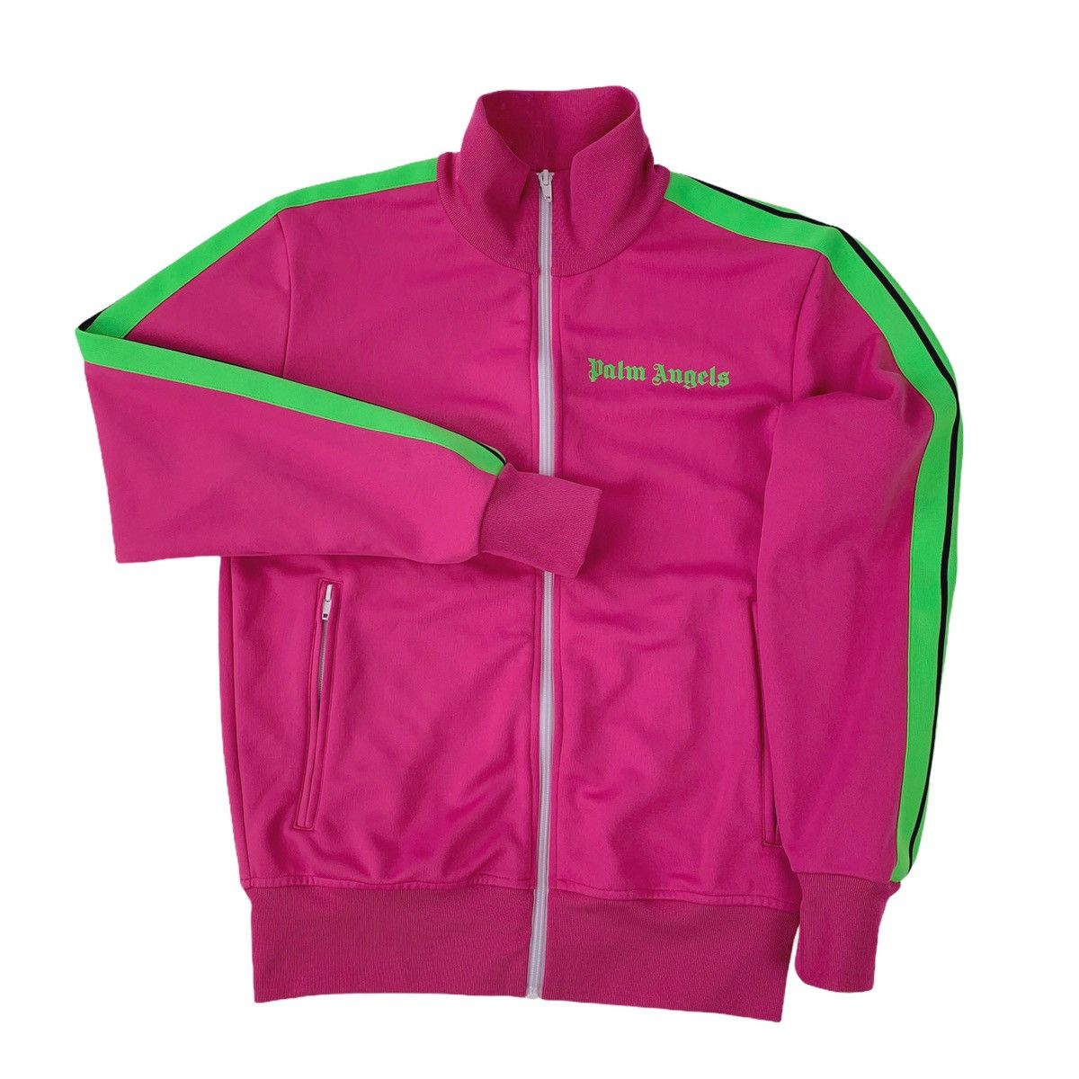 Palm Angels Palm Angels Pink & Green Track Jacket Size US S / EU 44-46 / 1 - 2 Thumbnail