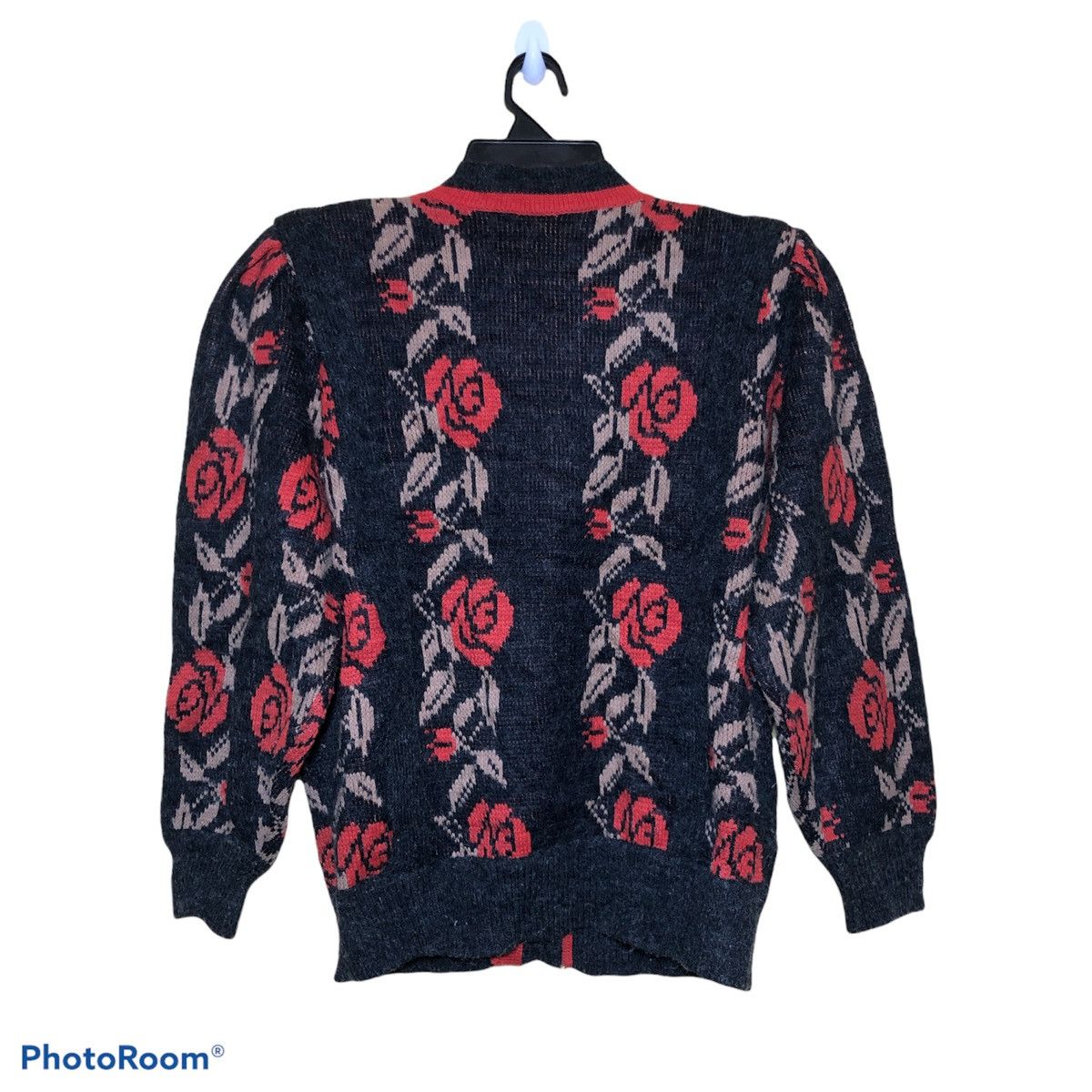 Japanese Brand Unbrand Cardigan colourful design knitwear acrylic mohair Size US M / EU 48-50 / 2 - 3 Thumbnail