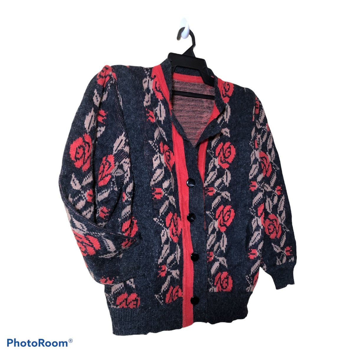 Japanese Brand Unbrand Cardigan colourful design knitwear acrylic mohair Size US M / EU 48-50 / 2 - 2 Thumbnail