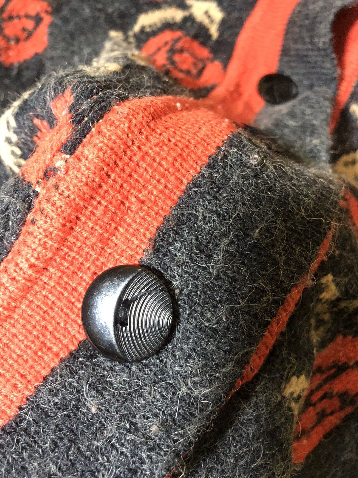 Japanese Brand Unbrand Cardigan colourful design knitwear acrylic mohair Size US M / EU 48-50 / 2 - 5 Thumbnail