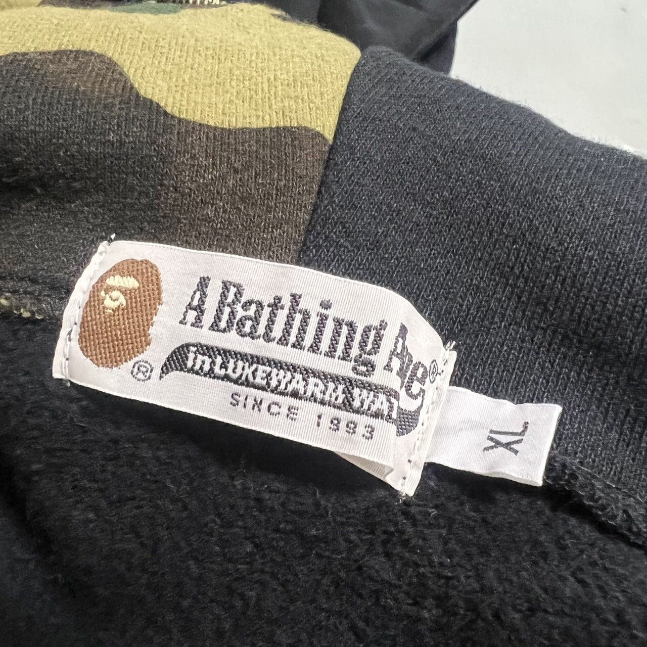 Bape BAPE shark 1st anniversary full zip hoodie black/green camo Size US XL / EU 56 / 4 - 10 Thumbnail