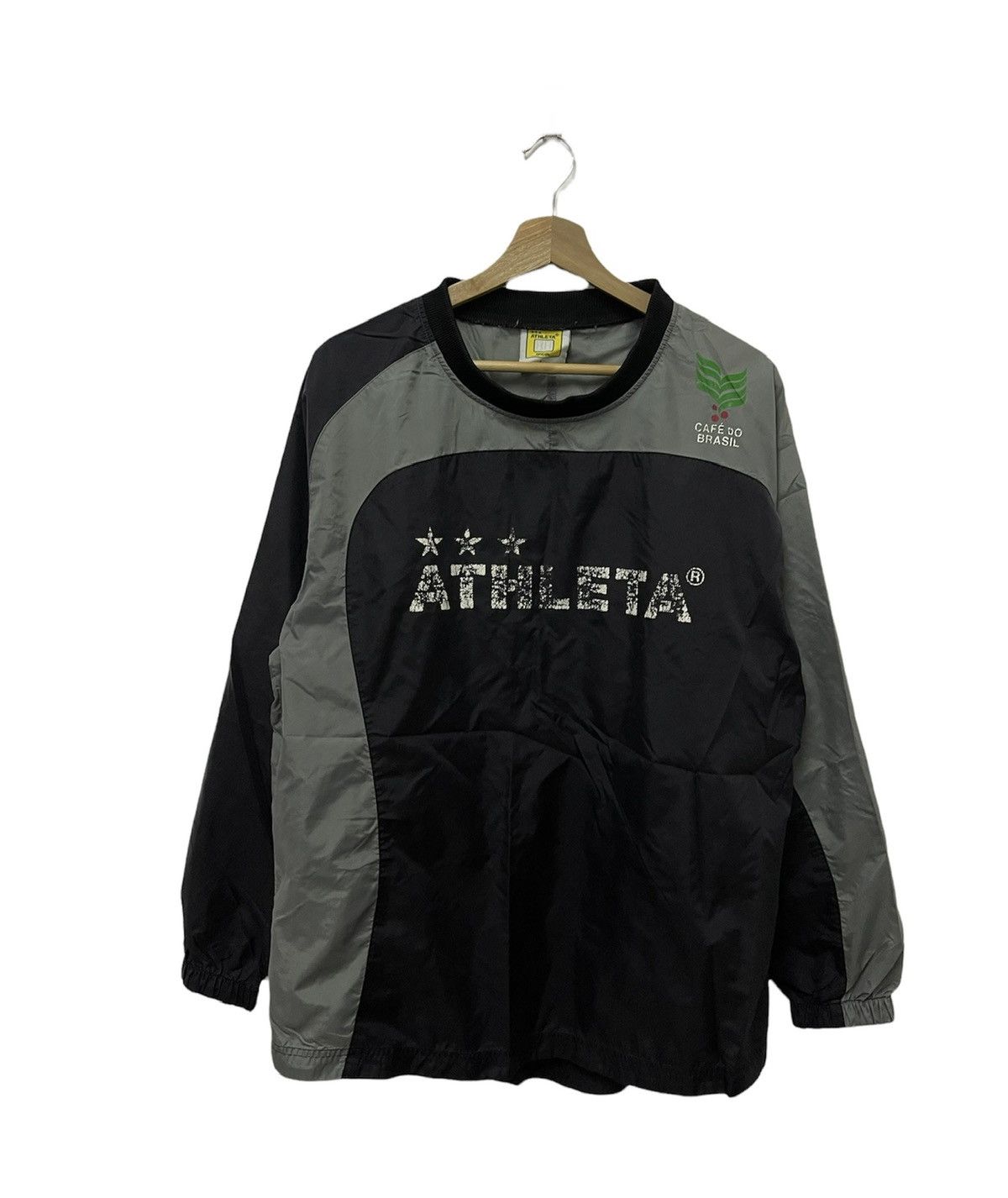 Japanese Brand × Vintage Vintage Athleta Official Spell Out Crewneck Wainbraker Size US L / EU 52-54 / 3 - 1 Thumbnail