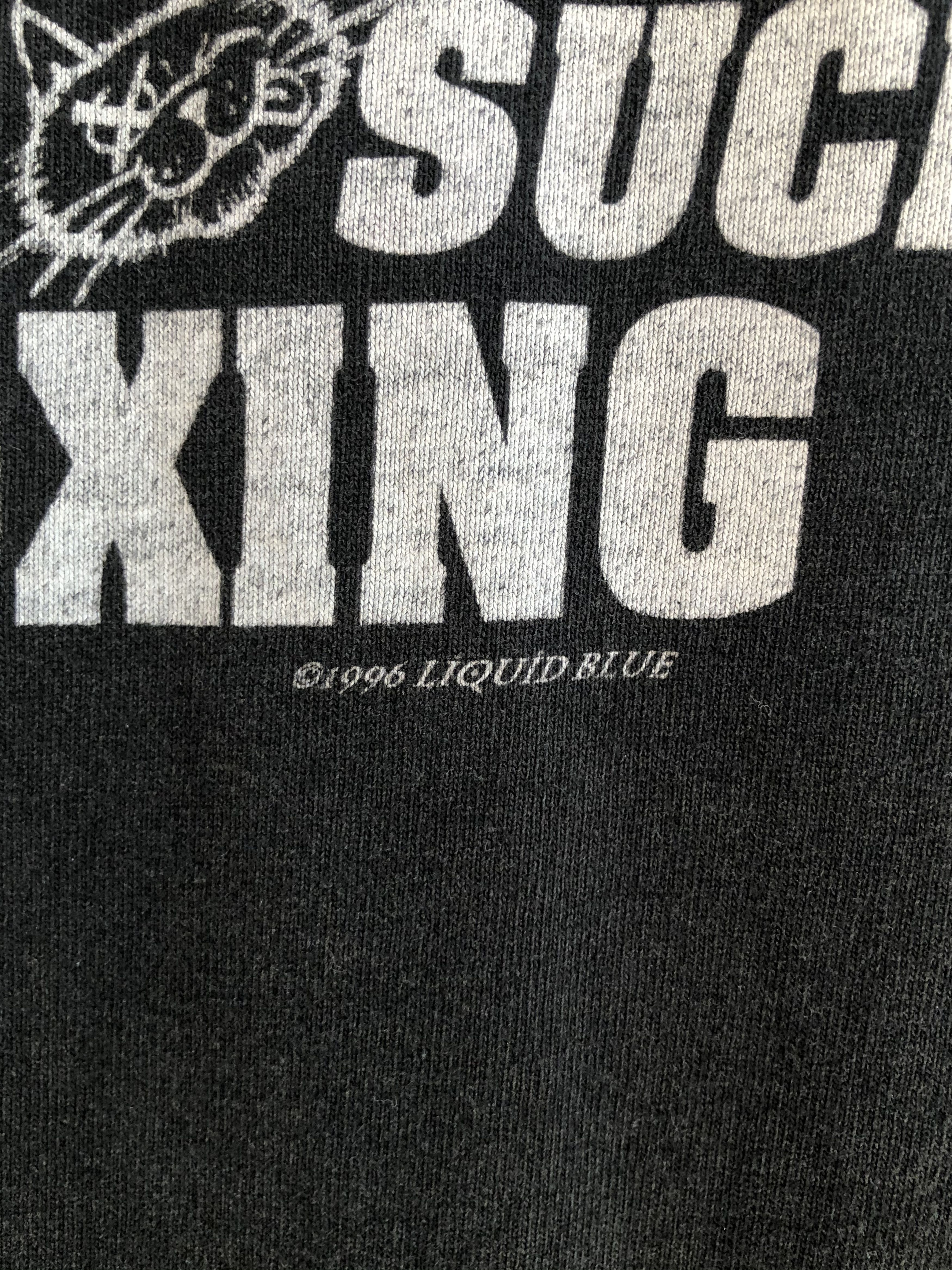 Liquid Blue VINTAGE 1996 LIQUID BLUE CATS SUCK BOXING DISTRESSED TEE Size US L / EU 52-54 / 3 - 8 Thumbnail