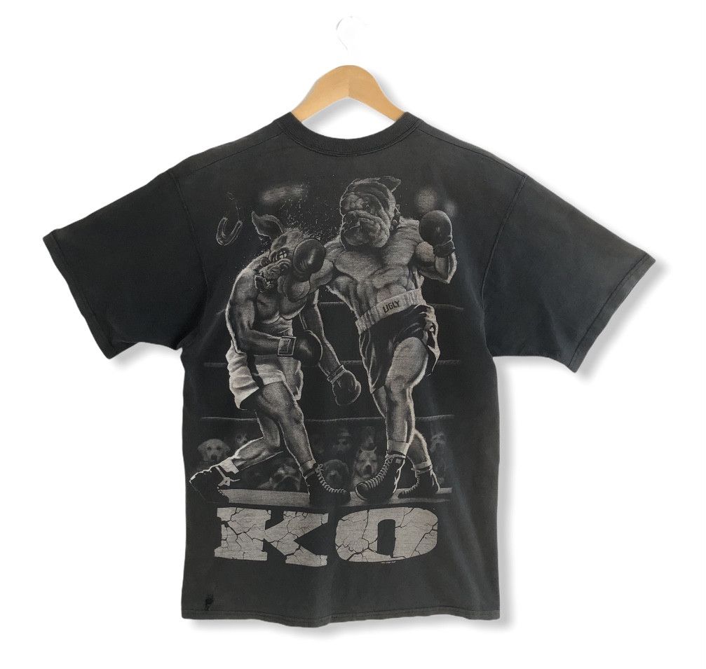 Liquid Blue VINTAGE 1996 LIQUID BLUE CATS SUCK BOXING DISTRESSED TEE Size US L / EU 52-54 / 3 - 1 Thumbnail