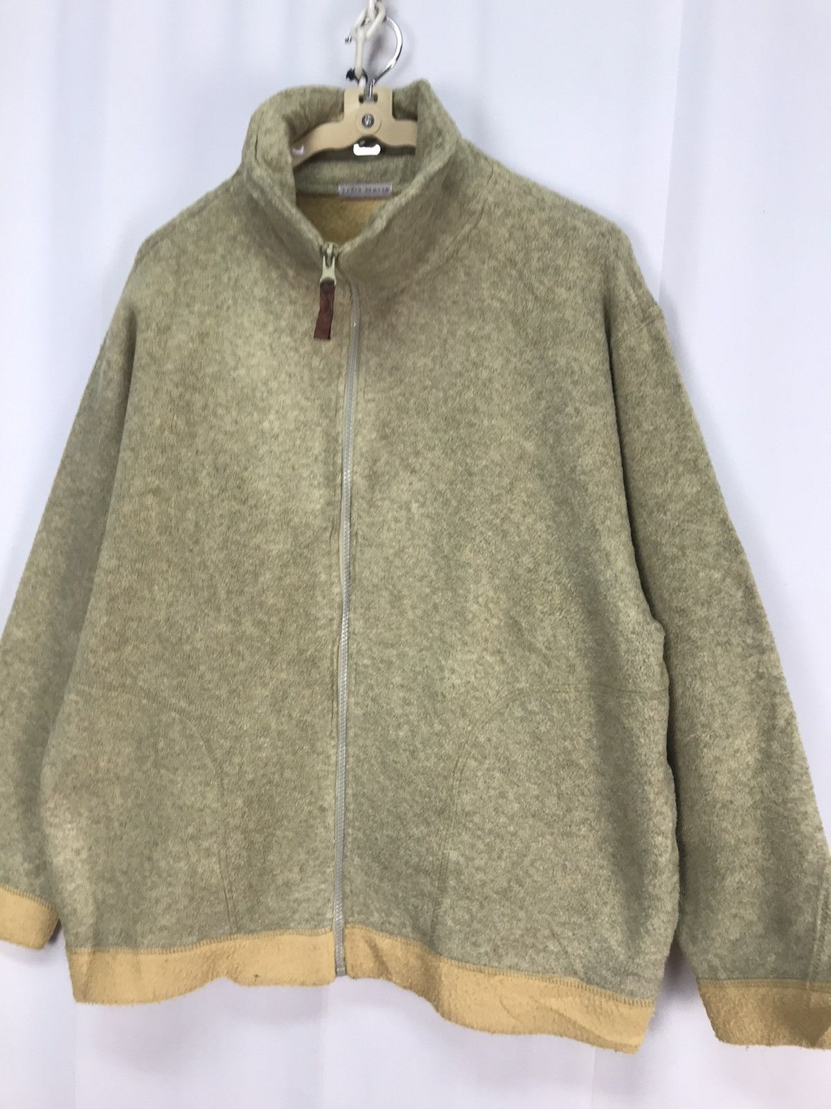 Japanese Brand Momo ca club spellout fleece zipper jacket by power blast Size US L / EU 52-54 / 3 - 3 Thumbnail