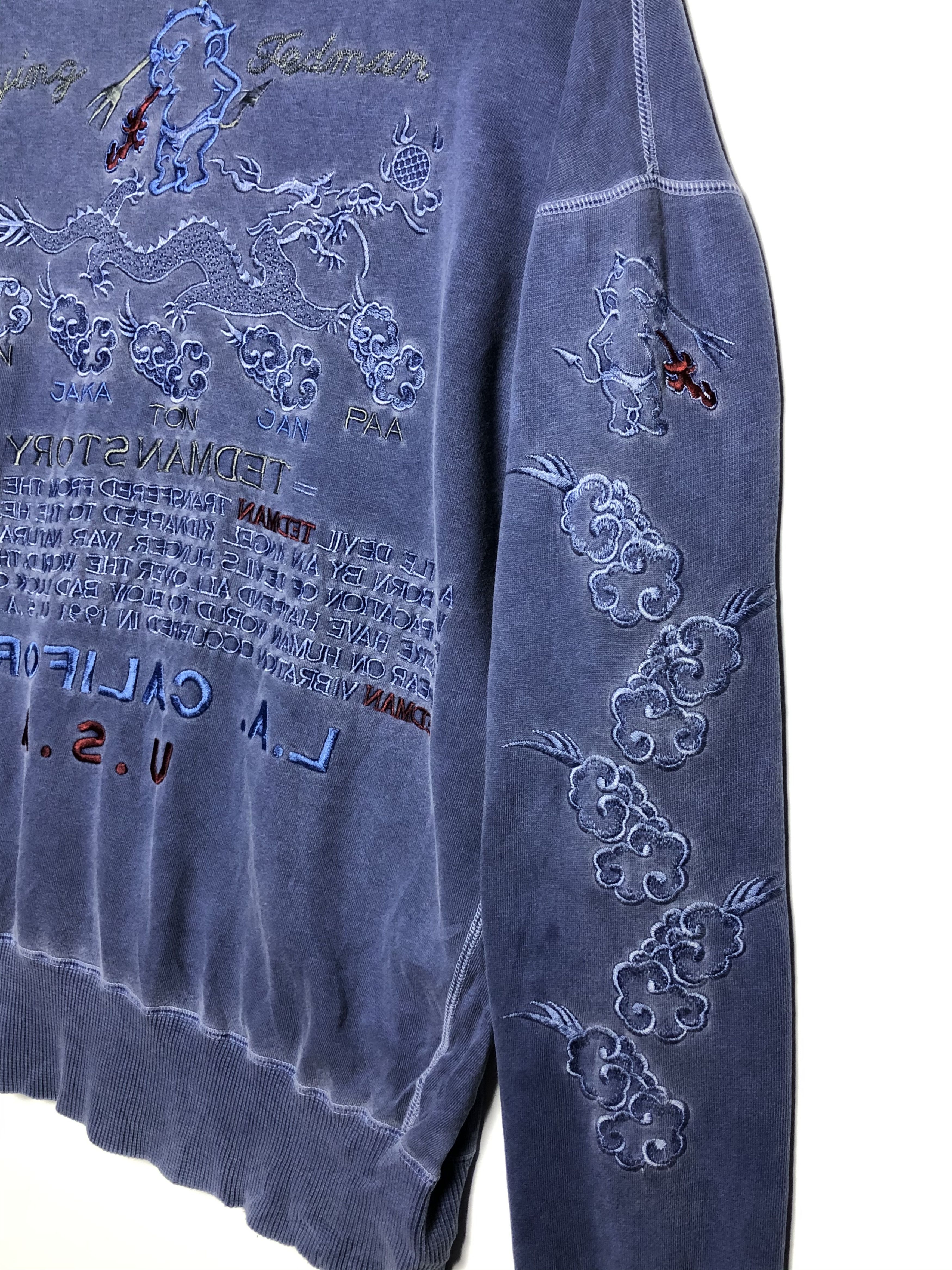 Tedman VINTAGE DISTRESSED TED COMPANY SUKAJAN INSPIRED SWEATSHIRT Size US M / EU 48-50 / 2 - 6 Thumbnail
