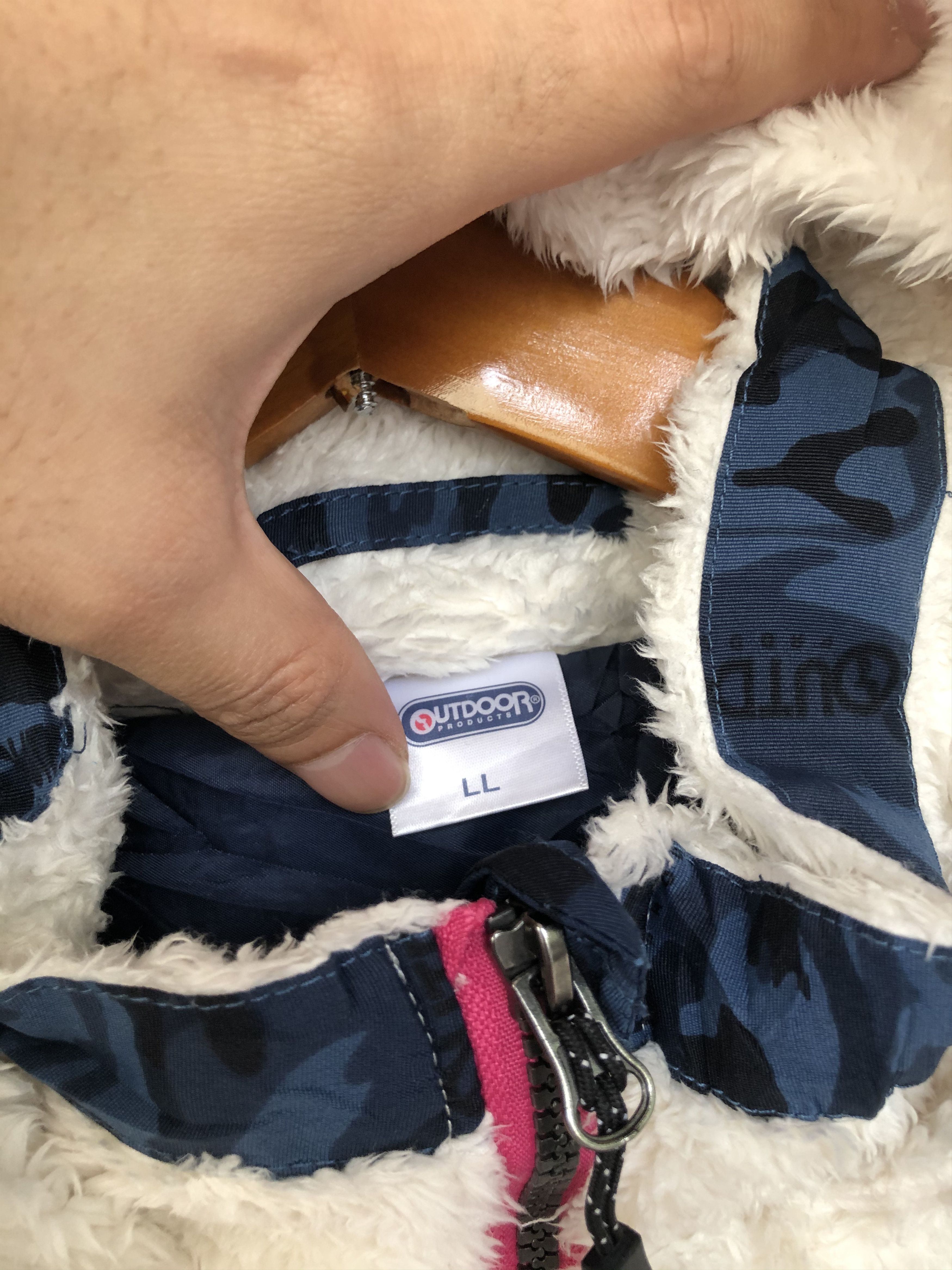 Vintage VINTAGE OUTDOOR WHITE CAMO HIT SHERPA FLEECE JACKET Size US M / EU 48-50 / 2 - 5 Thumbnail