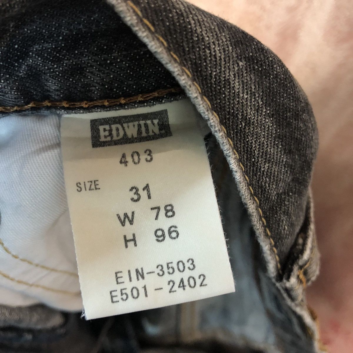 Edwin Edwin Made In Japan Faded Denim Pants | Grailed