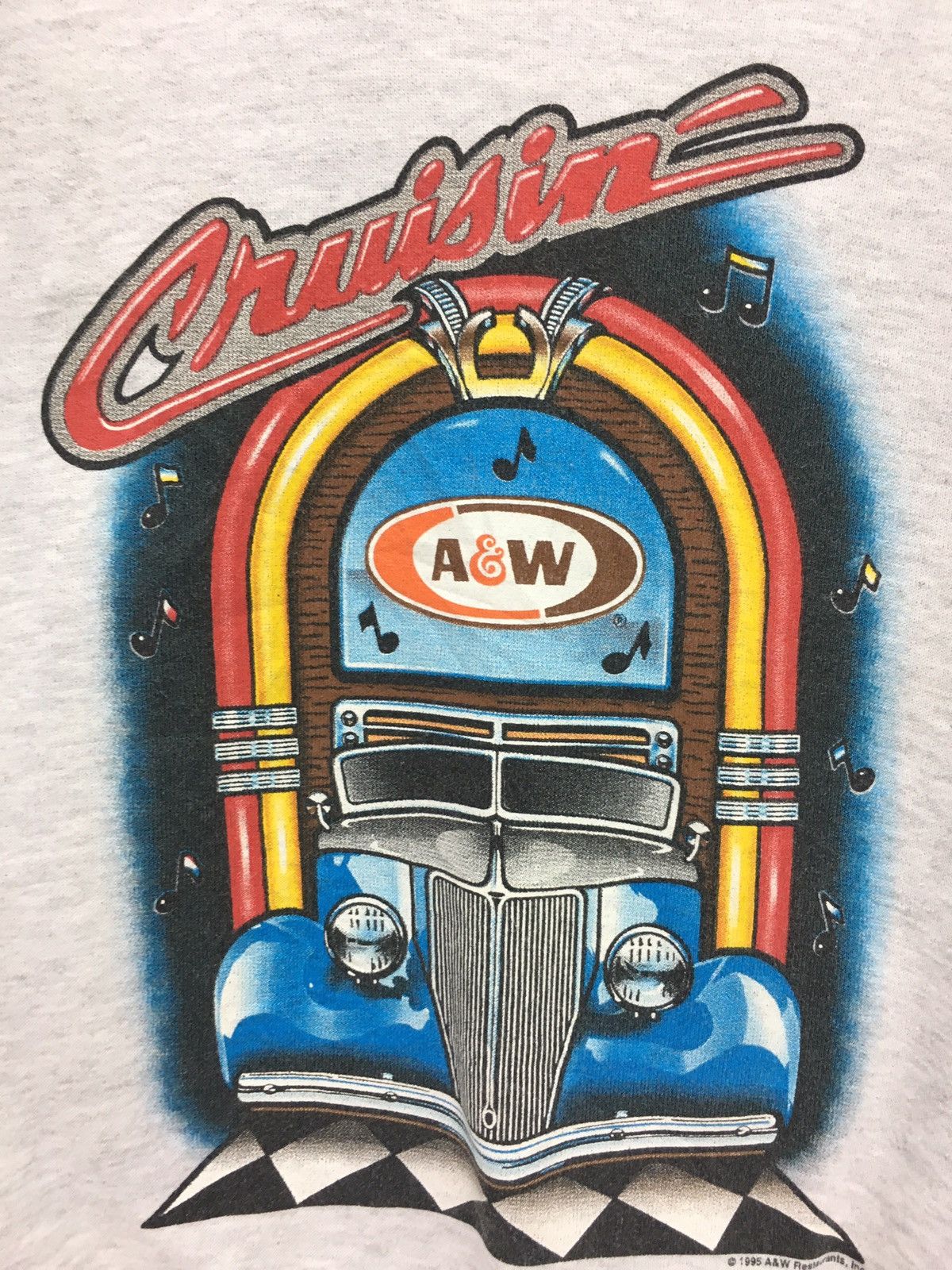 Sports Specialties × Vintage Vintage 90s 1995 A&W Fast Food Restaurant Sweatshirt Size US M / EU 48-50 / 2 - 4 Thumbnail