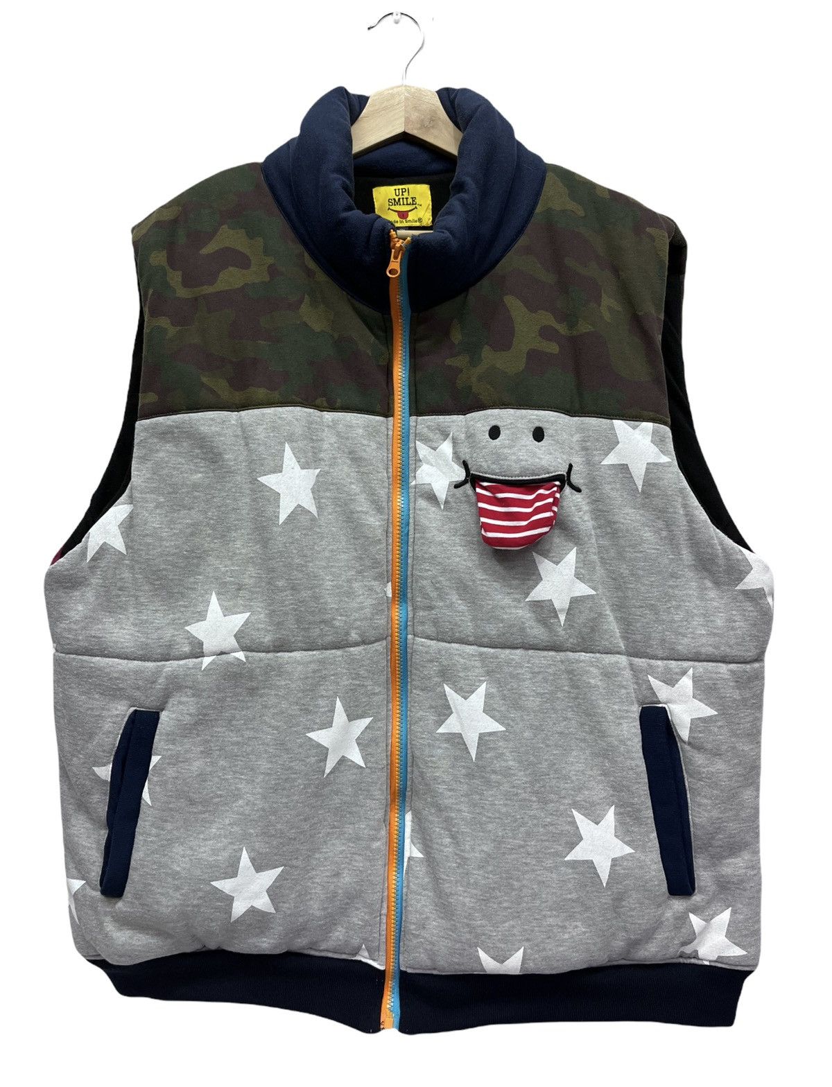 Kapital UP!SMILE Hysteric Star Kapital SmileStyle Padded Vest Size US L / EU 52-54 / 3 - 1 Thumbnail