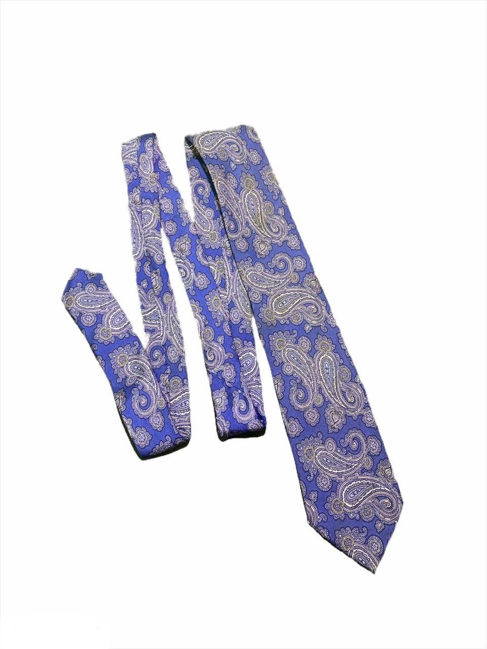 Yves Saint Laurent Yves saint laurent silk nectie paisley design Size ONE SIZE - 2 Thumbnail