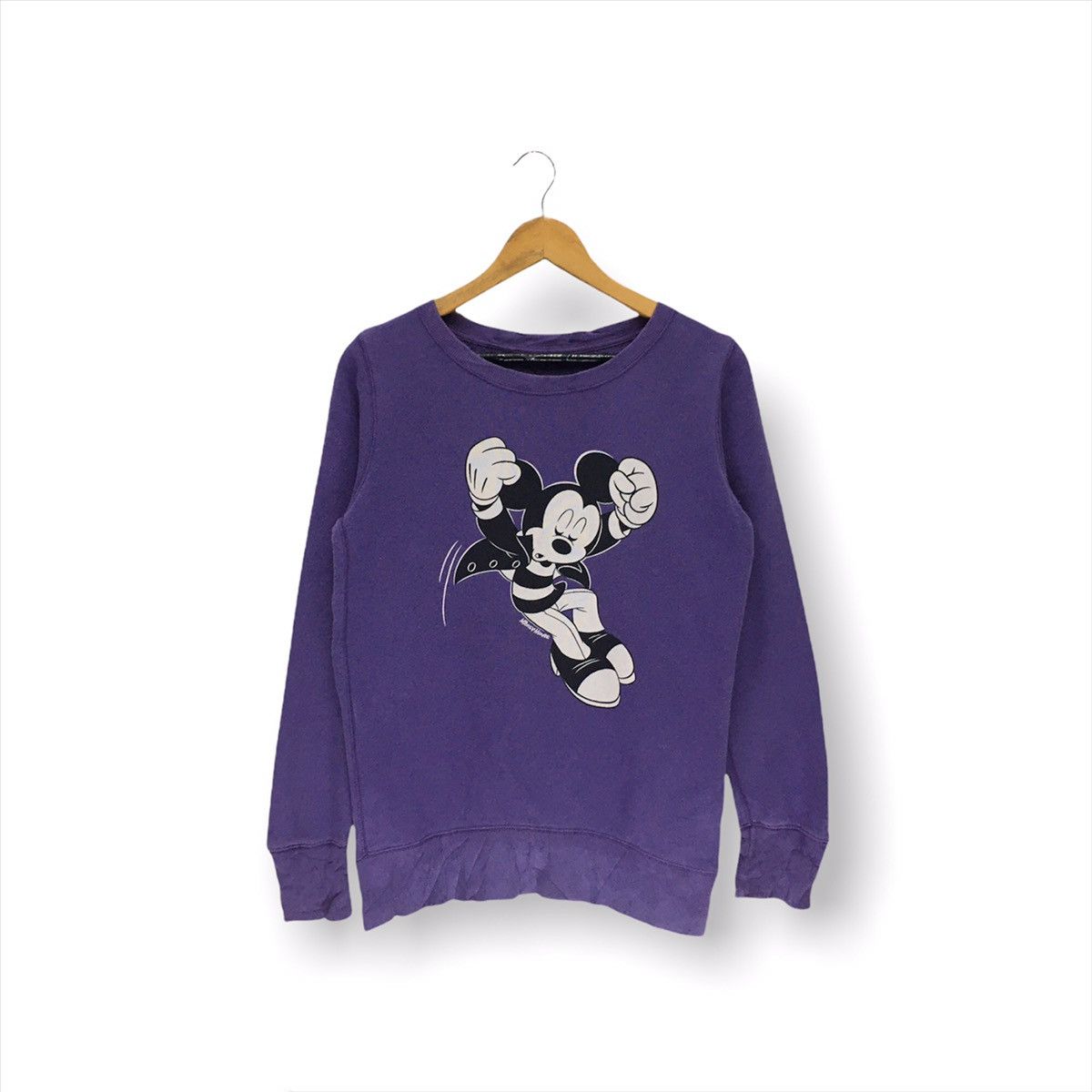Disney × Mickey Mouse × Vintage Vintage Mickey Mouse Disney Cartoon Sweatshirt Size US S / EU 44-46 / 1 - 1 Thumbnail