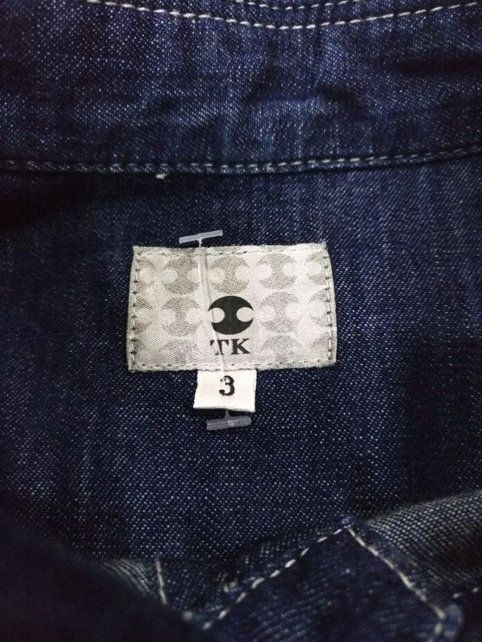 Designer × Japanese Brand × Takeo Kikuchi RARE! TAKEO KIKUCHI ROCKABILLY L/SLEEVE CHAMBRAY Size US M / EU 48-50 / 2 - 3 Thumbnail