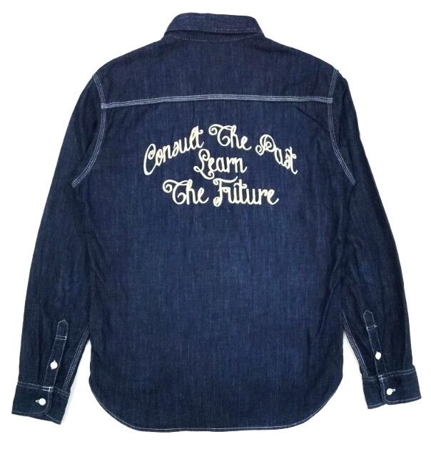 Designer × Japanese Brand × Takeo Kikuchi RARE! TAKEO KIKUCHI ROCKABILLY L/SLEEVE CHAMBRAY Size US M / EU 48-50 / 2 - 1 Thumbnail
