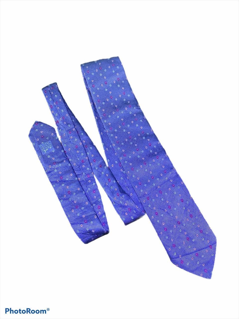 Hermes Hermes paris silk necktie flower design Size ONE SIZE - 2 Thumbnail