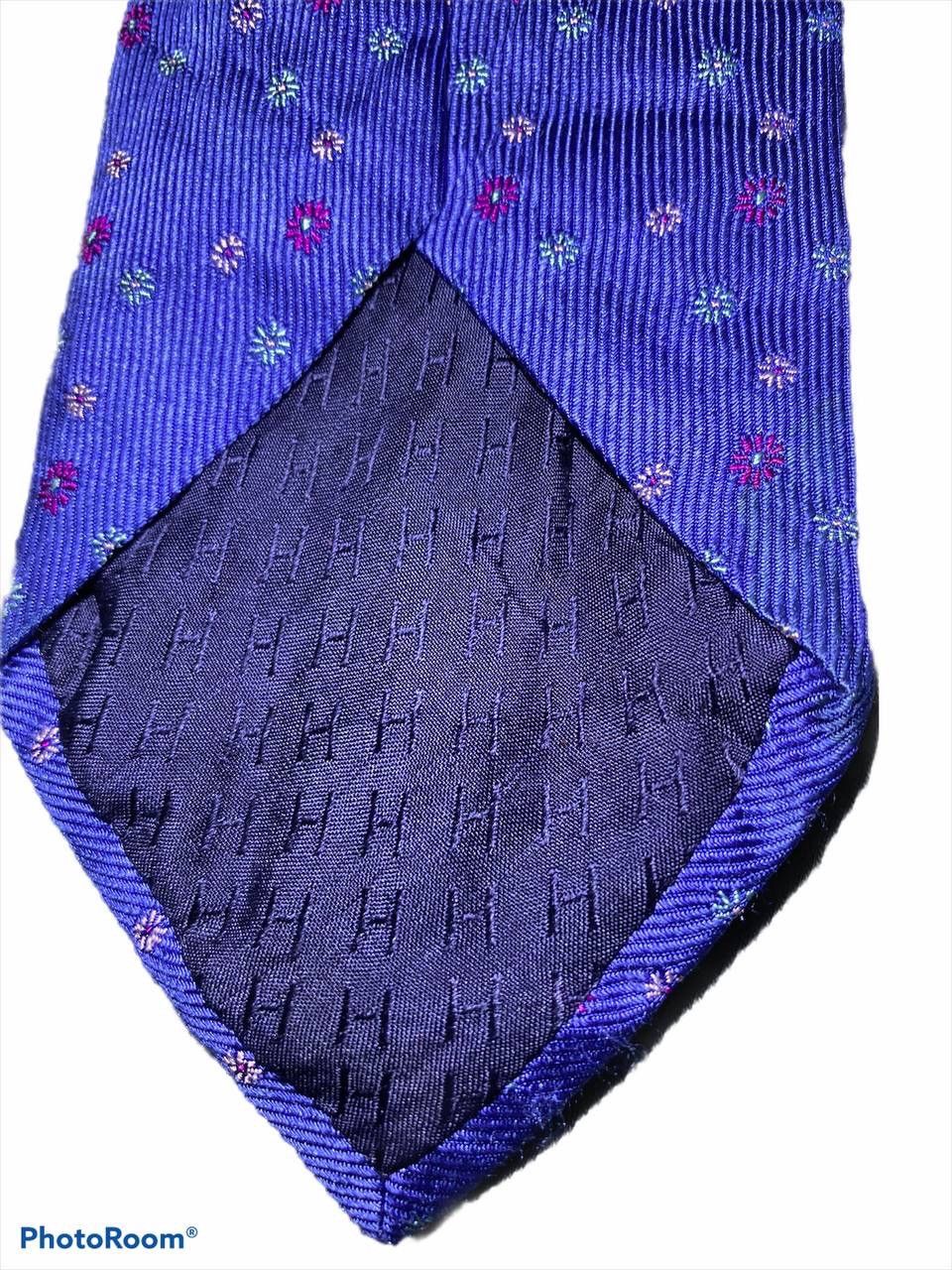 Hermes Hermes paris silk necktie flower design Size ONE SIZE - 4 Thumbnail