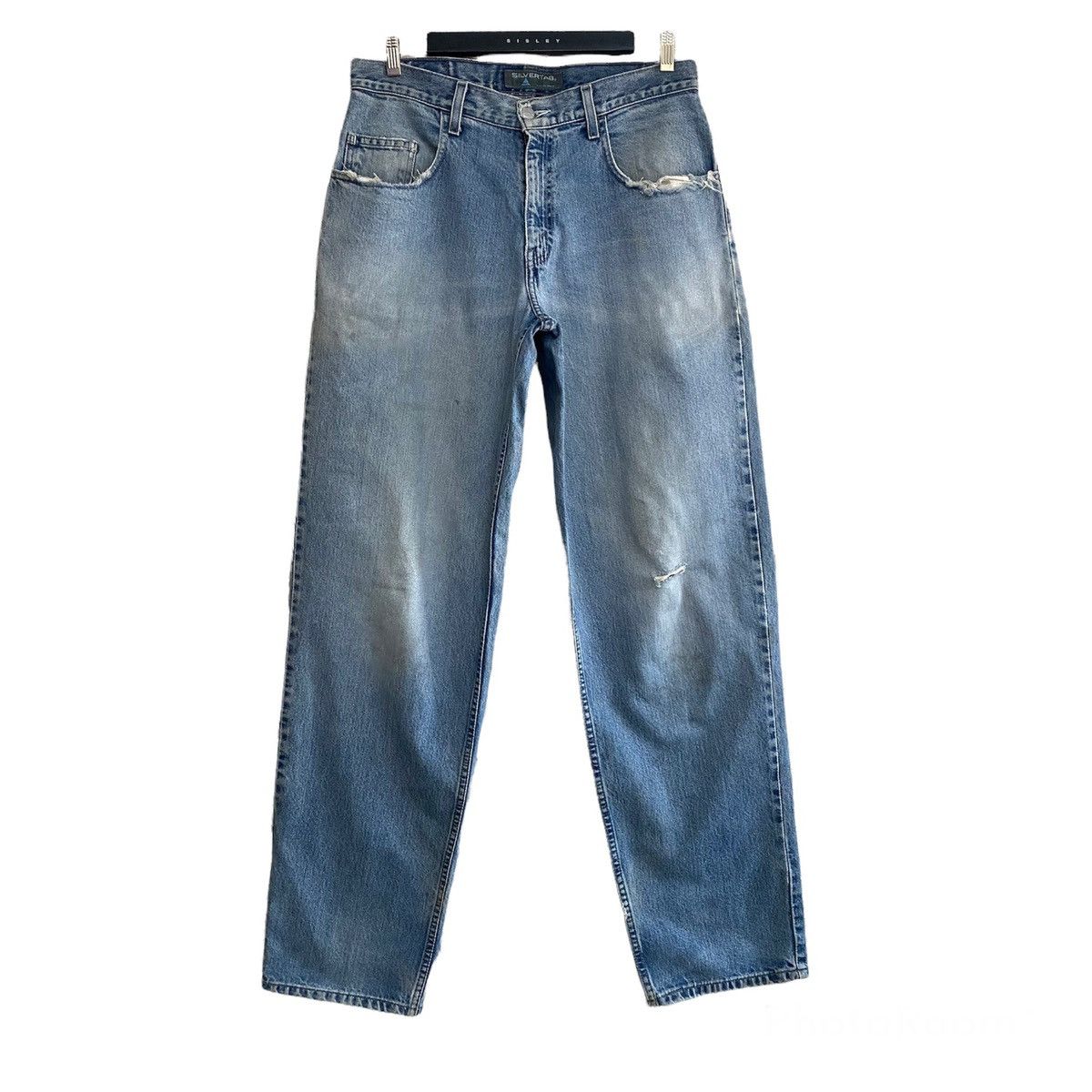 image of 90's Levis Silvertab Baggy Fit Jeans 33X35 in Blue, Men's (Size 32)