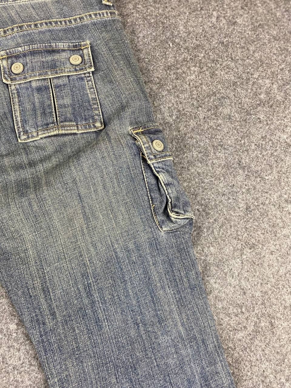 Japanese Brand vintage japanese brands cargo pants bootcut flare denim Size US 32 / EU 48 - 5 Thumbnail
