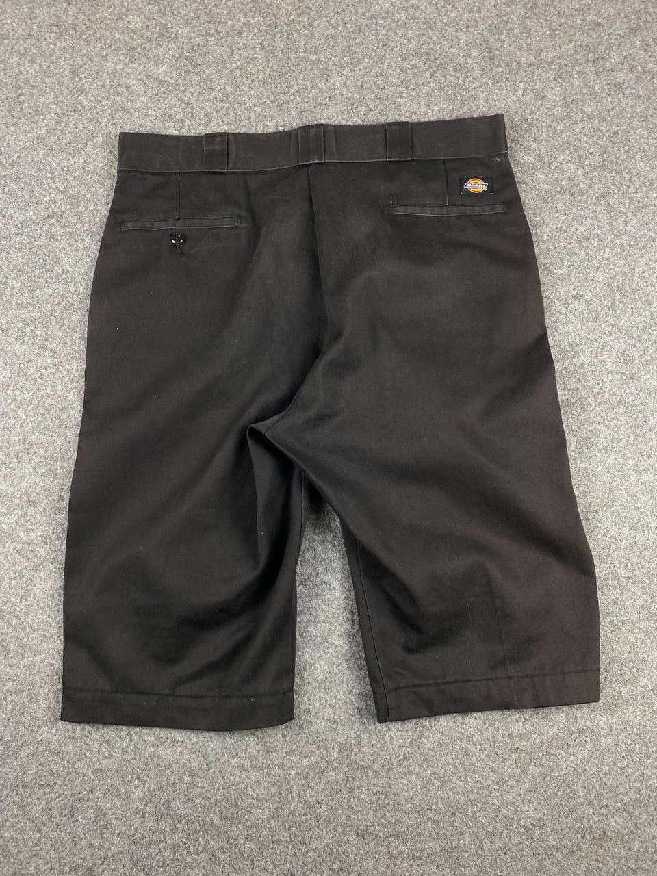 image of Dickies Black Cropped Pants Sunfaded in Faded Black, Men's (Size 37)