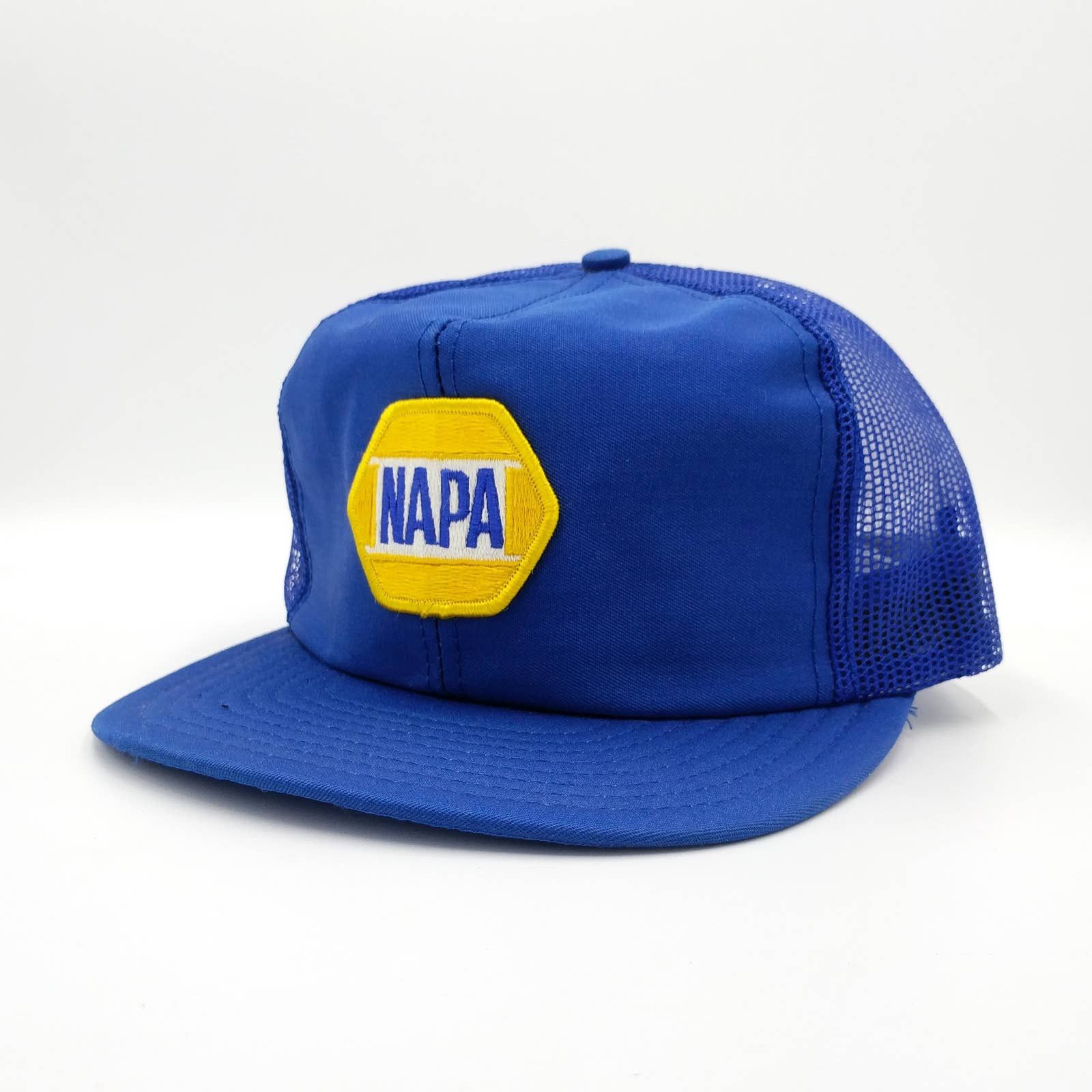 Vintage Vintage NAPA Patch Snapback Trucker Mesh Hat 70s LOUISVILLE Size ONE SIZE - 3 Thumbnail