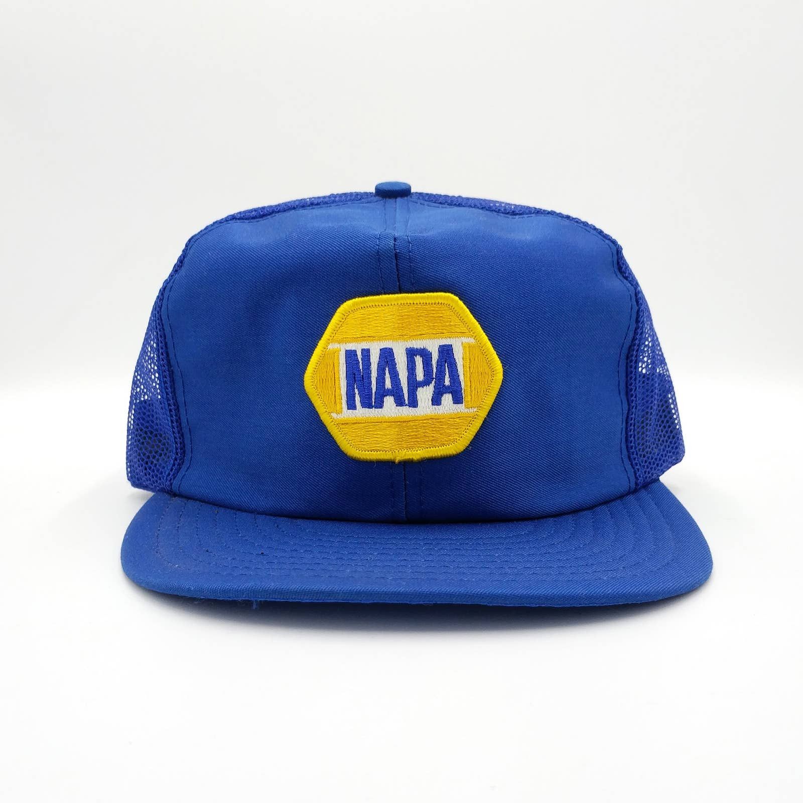 Vintage Vintage NAPA Patch Snapback Trucker Mesh Hat 70s LOUISVILLE Size ONE SIZE - 2 Thumbnail