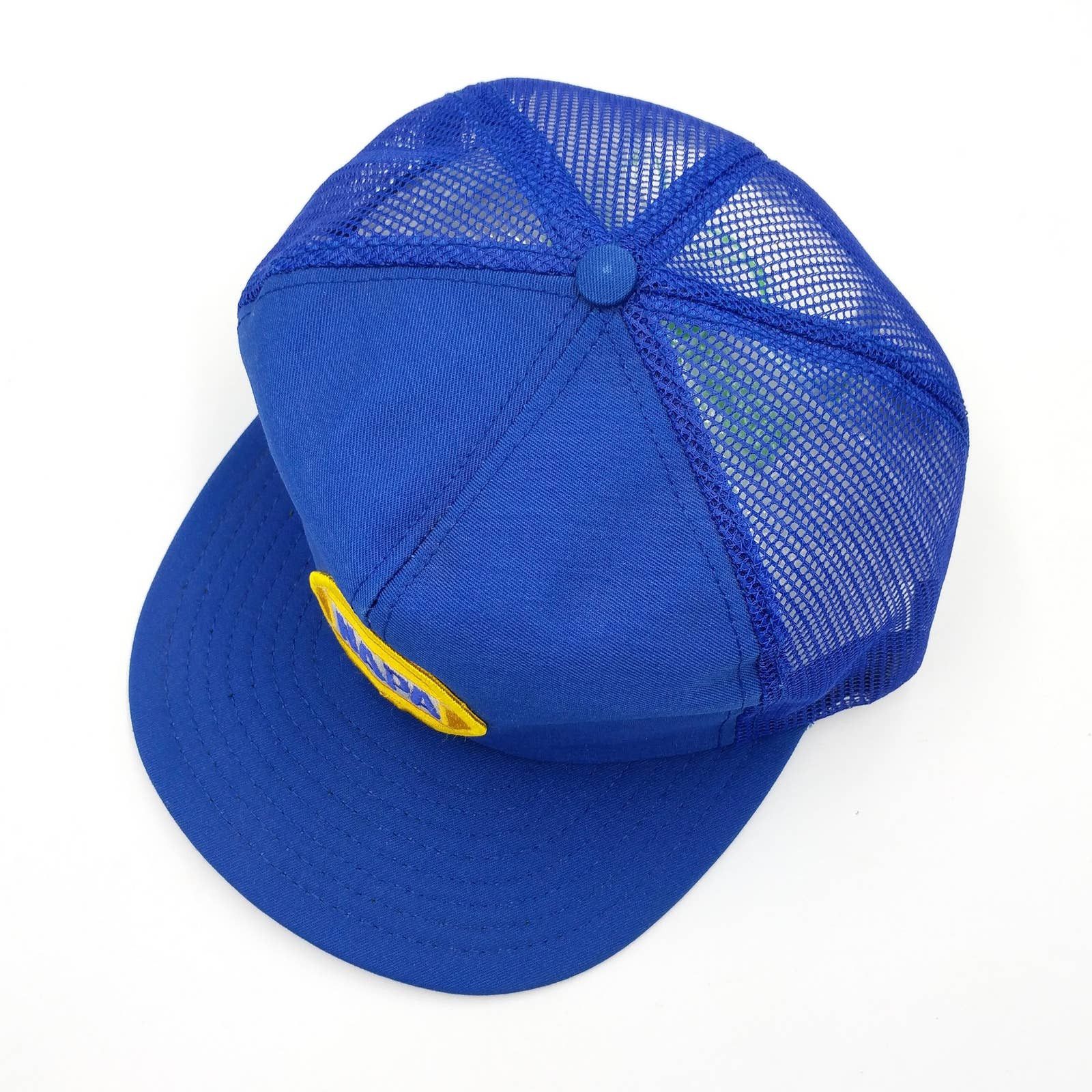 Vintage Vintage NAPA Patch Snapback Trucker Mesh Hat 70s LOUISVILLE Size ONE SIZE - 4 Thumbnail