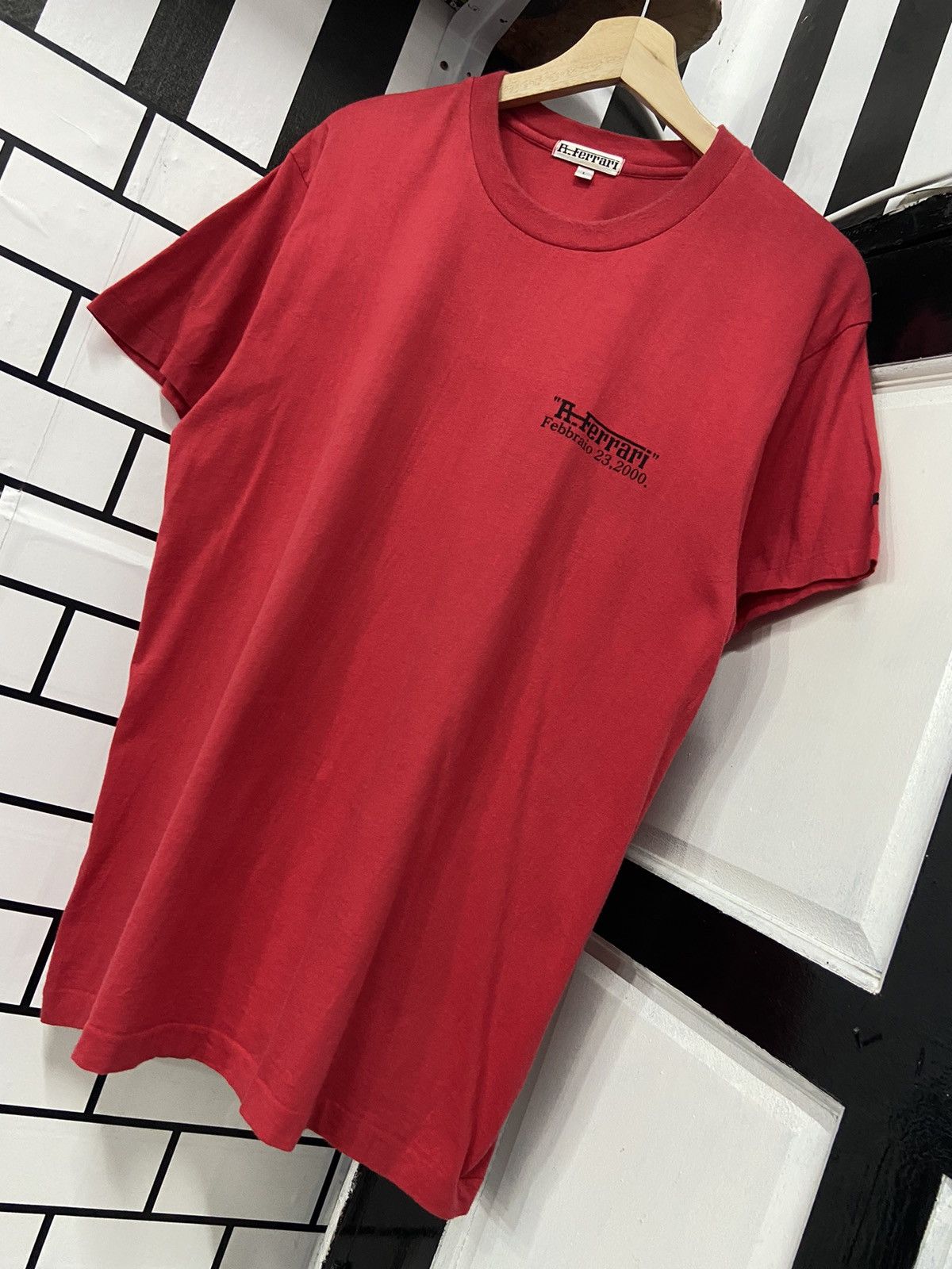 Ferrari × Vintage Vintage 90’s Ferrari Racing Team Single Stitch Tee Size US M / EU 48-50 / 2 - 3 Thumbnail
