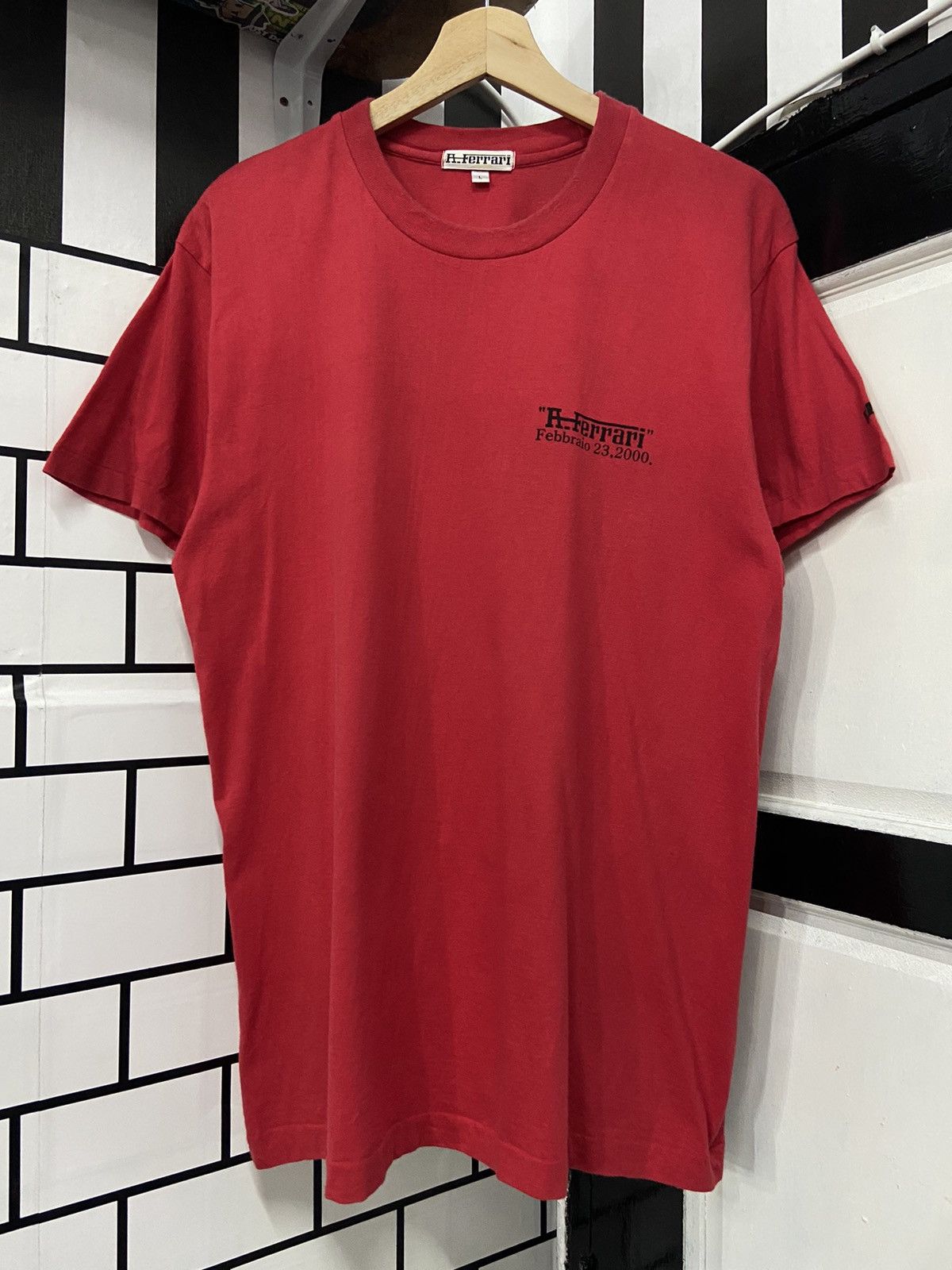 Ferrari × Vintage Vintage 90’s Ferrari Racing Team Single Stitch Tee Size US M / EU 48-50 / 2 - 2 Thumbnail