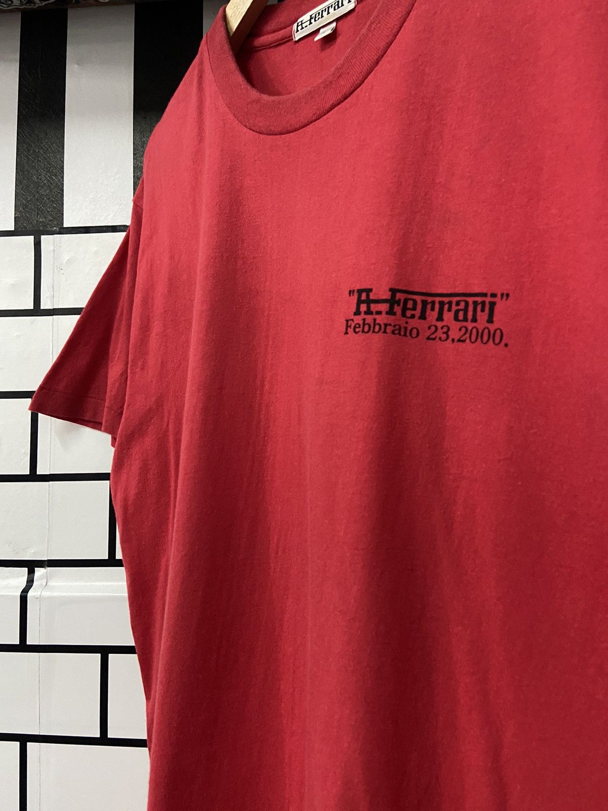 Ferrari × Vintage Vintage 90’s Ferrari Racing Team Single Stitch Tee Size US M / EU 48-50 / 2 - 4 Thumbnail