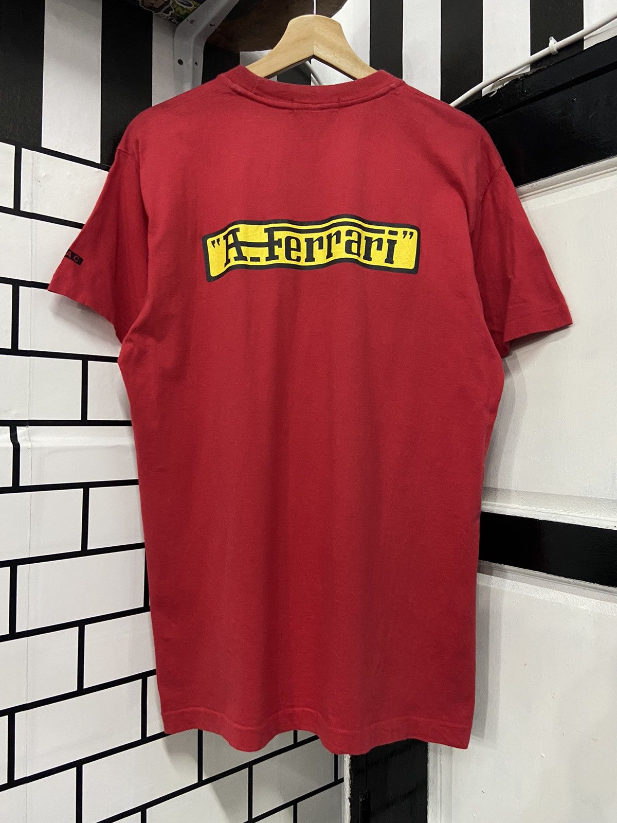 Ferrari × Vintage Vintage 90’s Ferrari Racing Team Single Stitch Tee Size US M / EU 48-50 / 2 - 1 Thumbnail