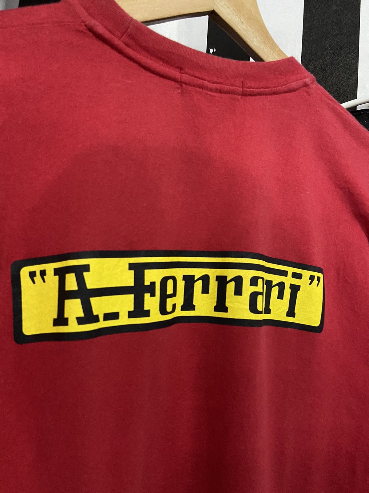 Ferrari × Vintage Vintage 90’s Ferrari Racing Team Single Stitch Tee Size US M / EU 48-50 / 2 - 10 Thumbnail