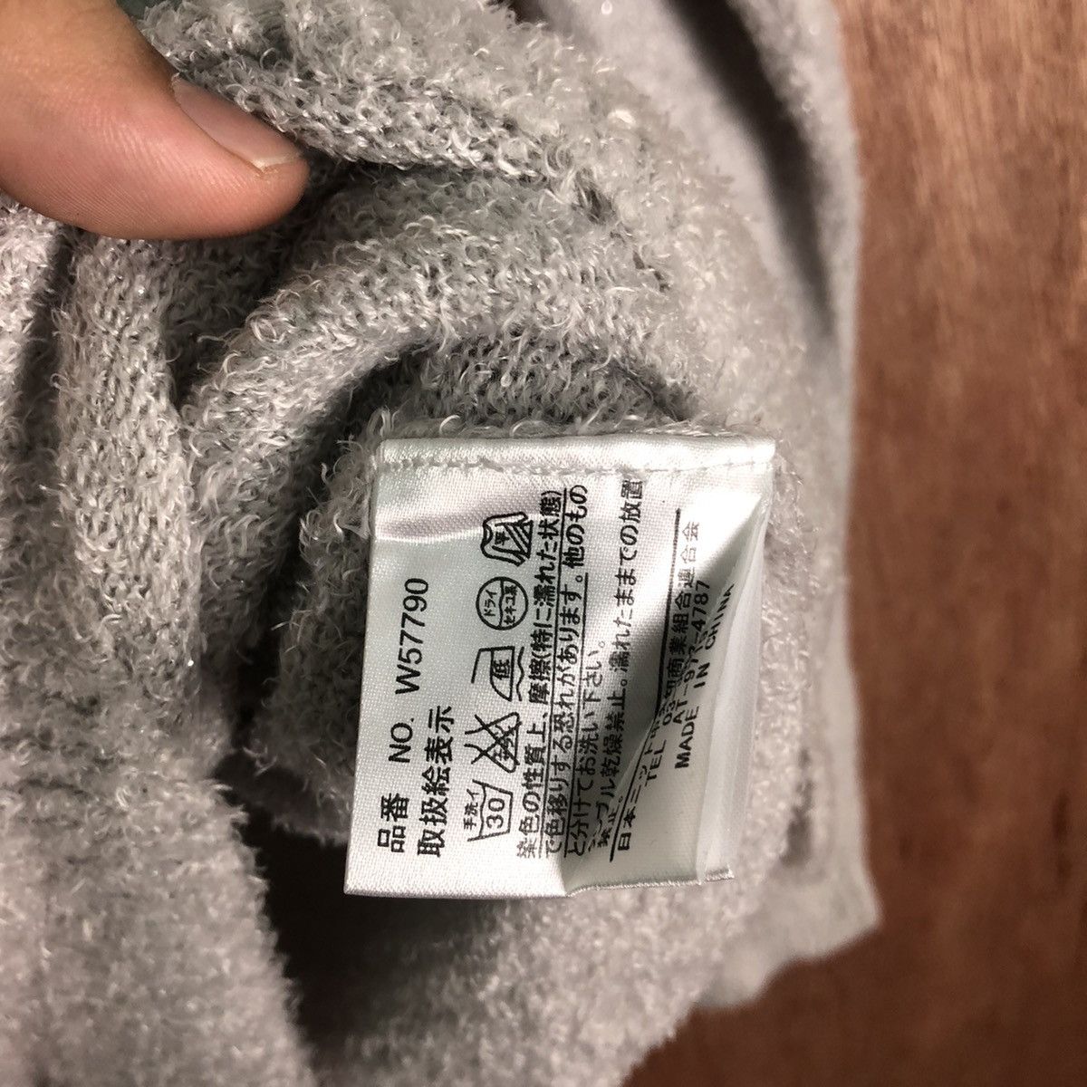 Homespun Knitwear Khalita Grey Shag Shaggy Fur Mohair Knitwear #6557 Size US M / EU 48-50 / 2 - 9 Thumbnail