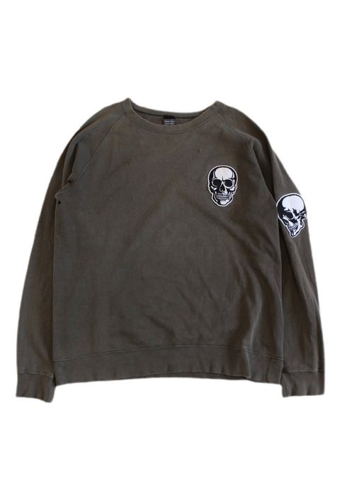 Number (N)ine Number (N)ine AW04 Double Skull Crewneck Sweatshirt