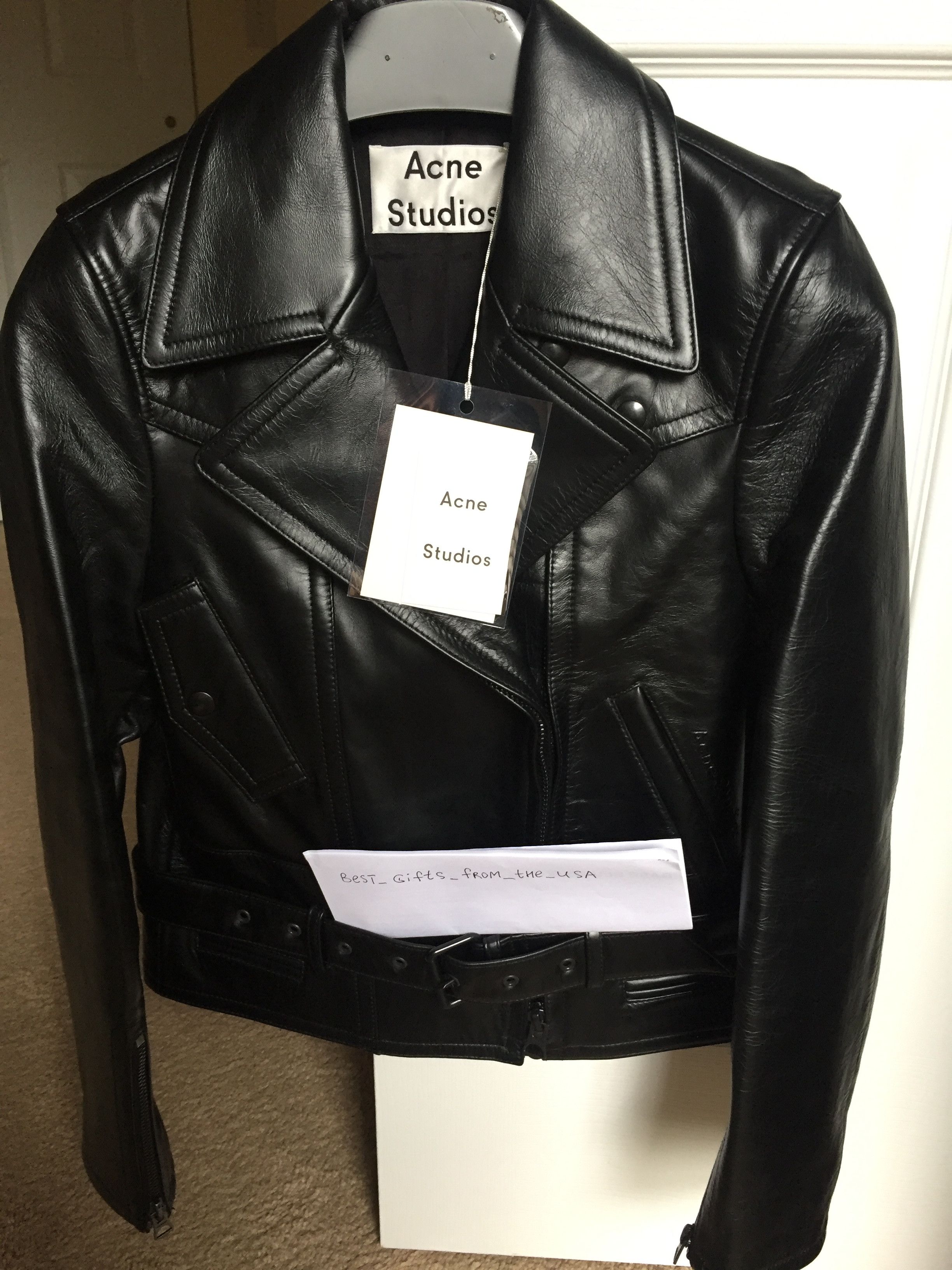 Acne Studios Acne Studios female leather jacket 32 XS NEW Size XS / US 0-2 / IT 36-38 - 8 Thumbnail