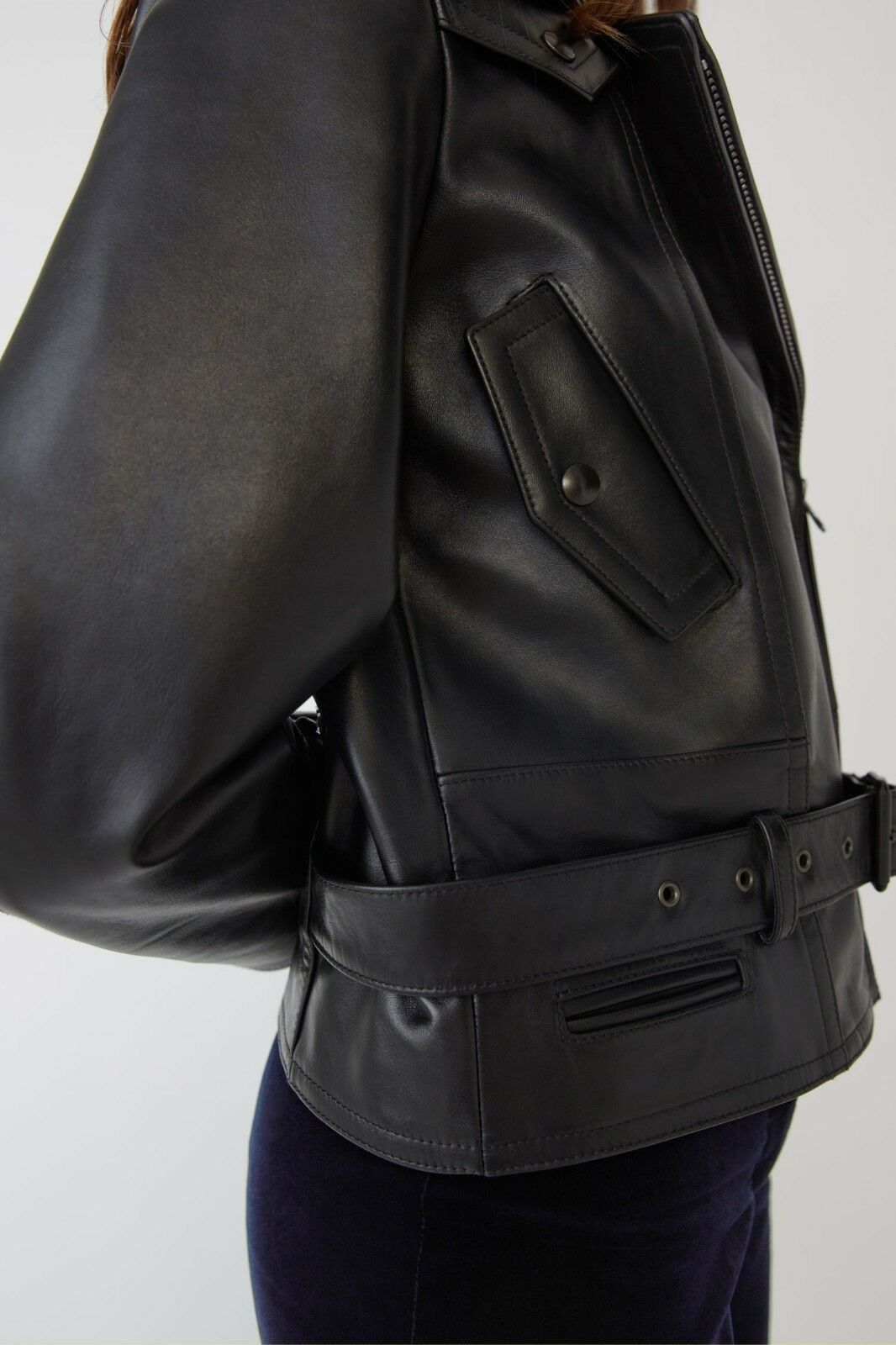Acne Studios Acne Studios female leather jacket 32 XS NEW Size XS / US 0-2 / IT 36-38 - 6 Thumbnail