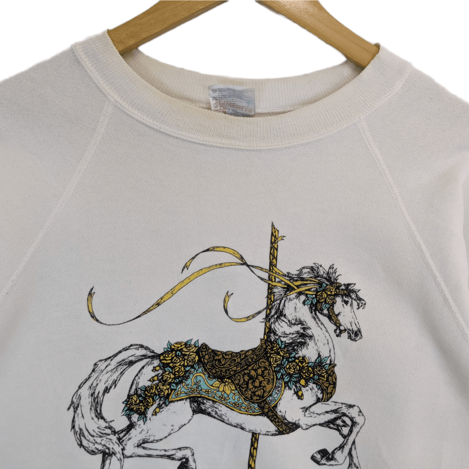 Hanes Vintage 90's SAN FRANCISCO Horse Riding Jumper Sweatshirt Size US M / EU 48-50 / 2 - 4 Thumbnail