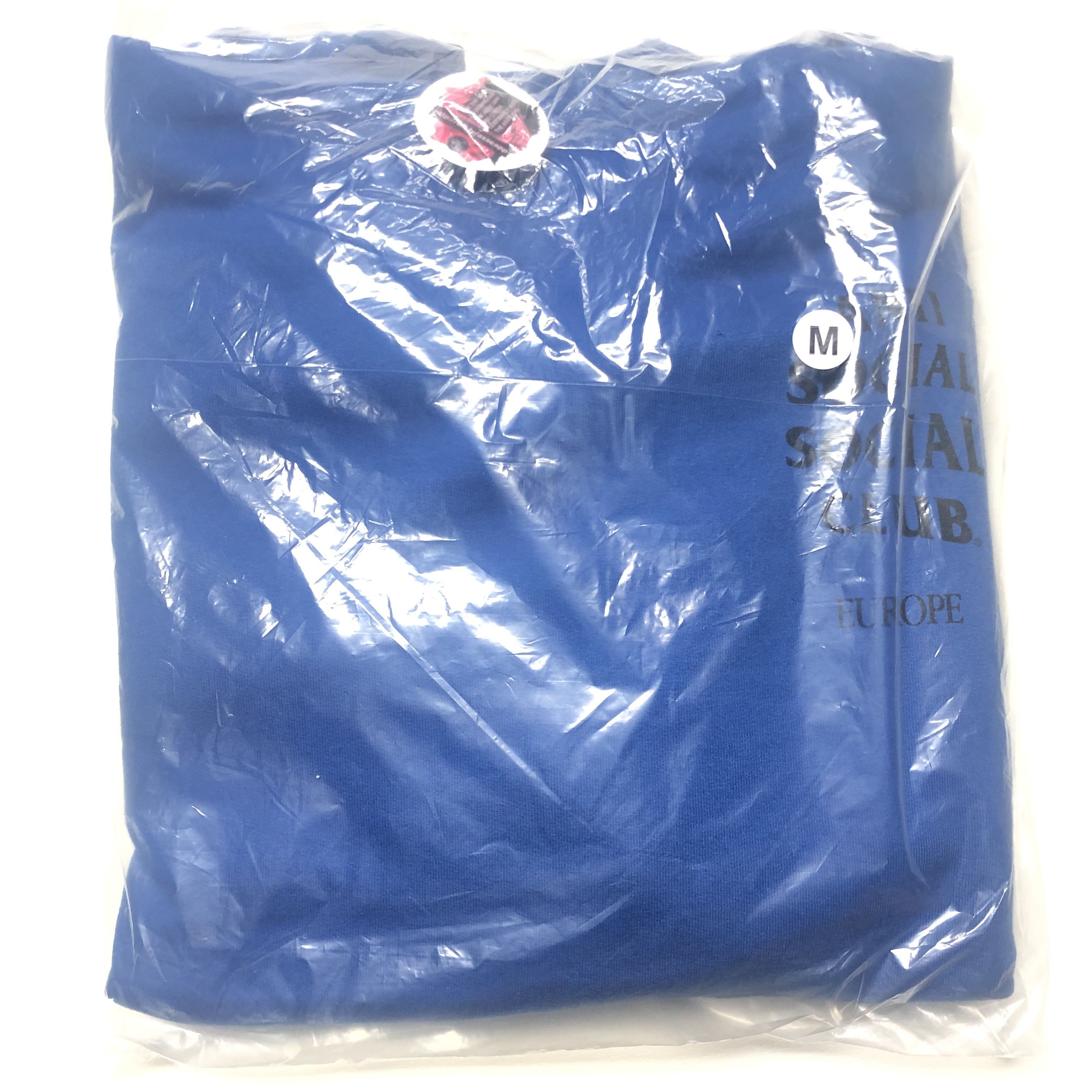 Anti Social Social Club DS Black ASSC Europe Blue Hoodie in hand Bape KITH kaws fog Size US M / EU 48-50 / 2 - 2 Thumbnail