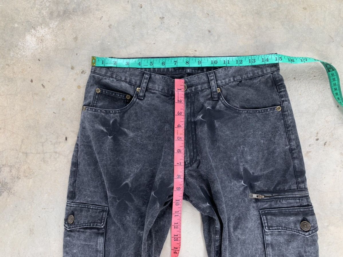 Japanese Brand Rustenburg Bootcut Denim Cargo Pants Size US 30 / EU 46 - 3 Thumbnail