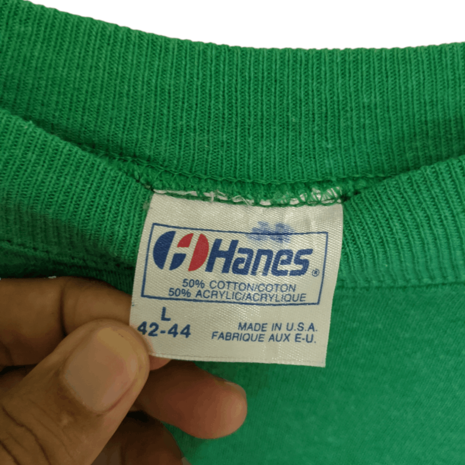 Hanes Vintage 80's HANES House Painting Drawing Jumper Sweatshirt Size US L / EU 52-54 / 3 - 8 Thumbnail