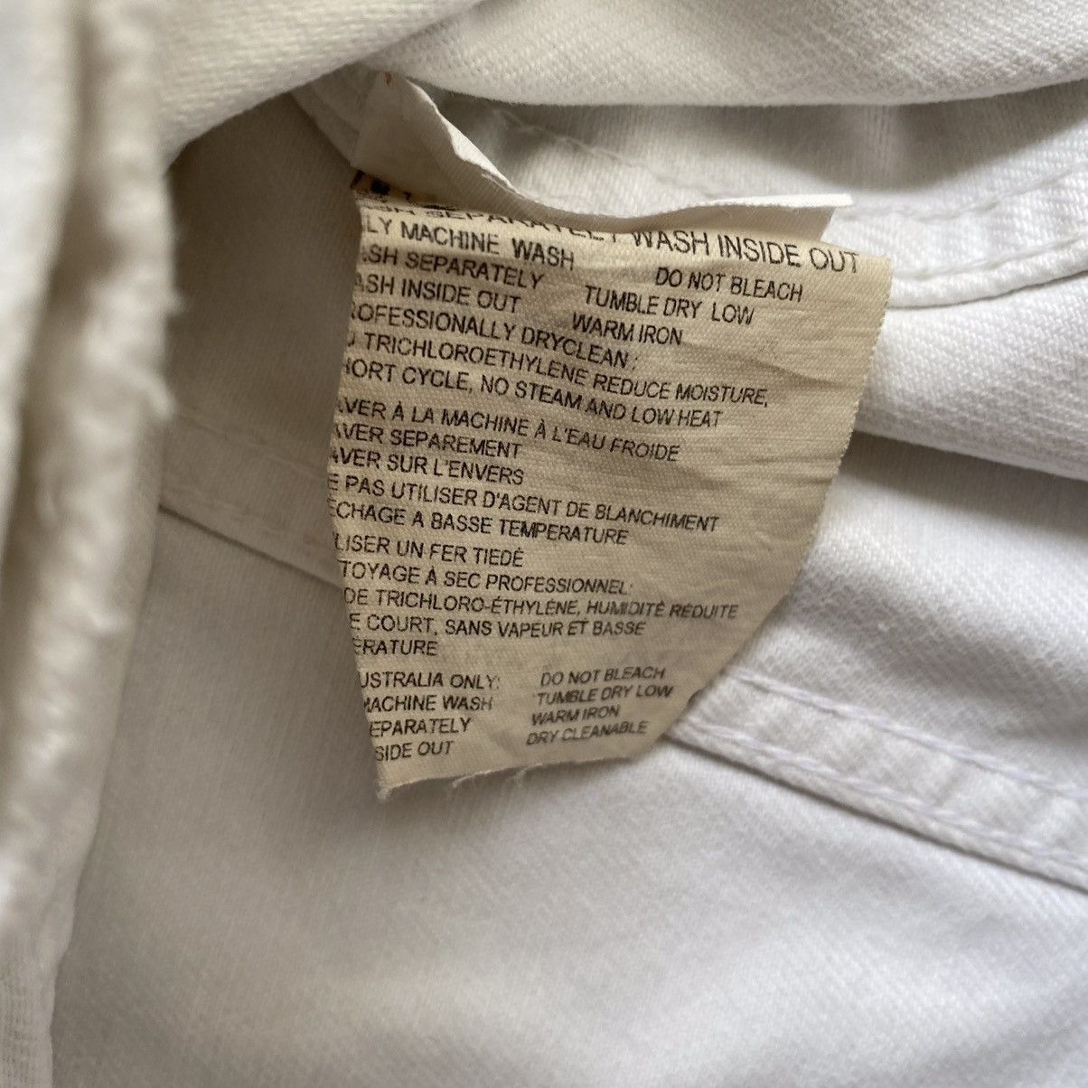 Helmut Lang Helmut Lang Archive Vintage Broke Denim One Pocket Size US M / EU 48-50 / 2 - 3 Thumbnail