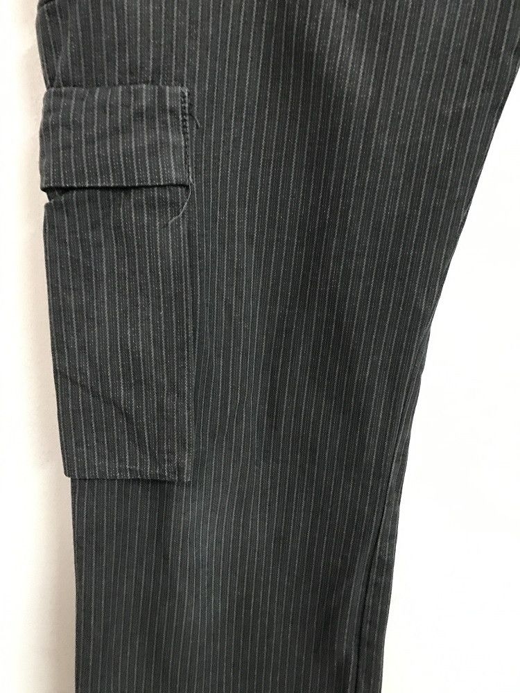 CABANE de ZUCCa ZUCCA TRAVAIL Made in France Striped Cargo Cropped Trouser Size US 32 / EU 48 - 5 Thumbnail