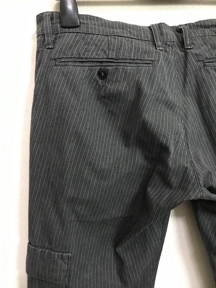 CABANE de ZUCCa ZUCCA TRAVAIL Made in France Striped Cargo Cropped Trouser Size US 32 / EU 48 - 11 Thumbnail