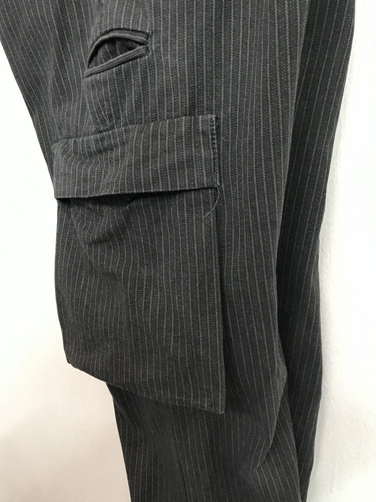 CABANE de ZUCCa ZUCCA TRAVAIL Made in France Striped Cargo Cropped Trouser Size US 32 / EU 48 - 18 Thumbnail